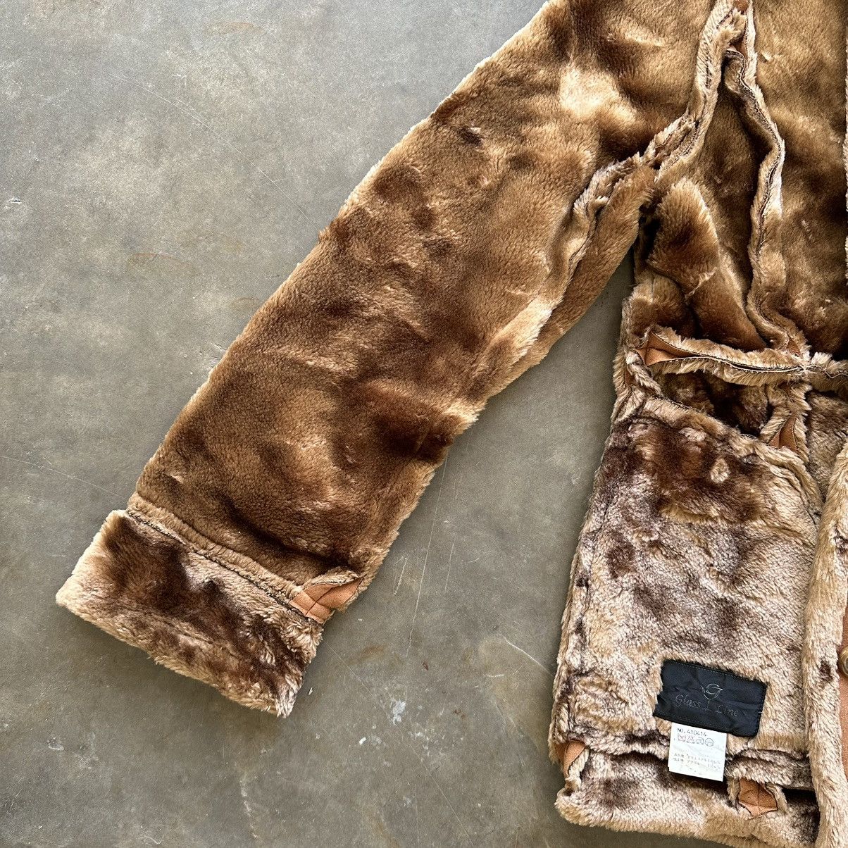 Japanese Brand Vintage Japanese Glass Line Fur Heavy Coats With Pocket Rare Size US M / EU 48-50 / 2 - 4 Thumbnail