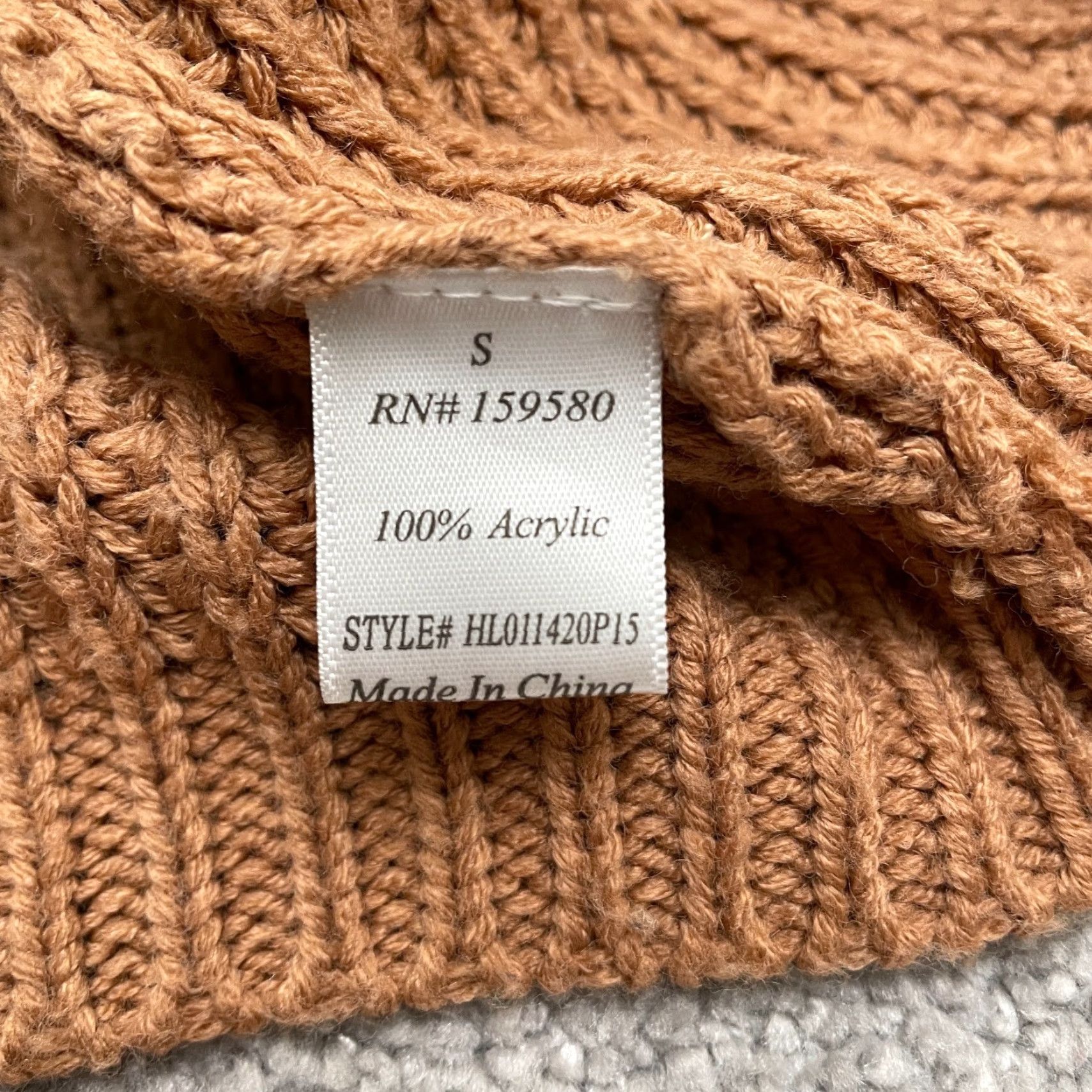 Vintage Pink Lily Women's Fringe Sweater Acrylic Crew Neck Pullover Bohemian Casual Knit Fall Winter Small Brown Size S / US 4 / IT 40 - 6 Thumbnail