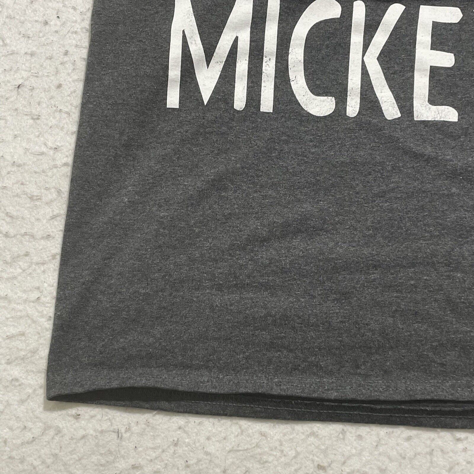 Disney Disney Small I'll Be Your Mickey Mouse Gray Graphic T Shirt Size US S / EU 44-46 / 1 - 2 Thumbnail