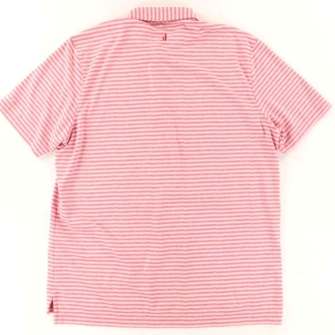 johnnie-O Johnnie-O Performance Stretch Striped Polo Shirt Strawberry Men's XL Shirt Size US XL / EU 56 / 4 - 4 Thumbnail
