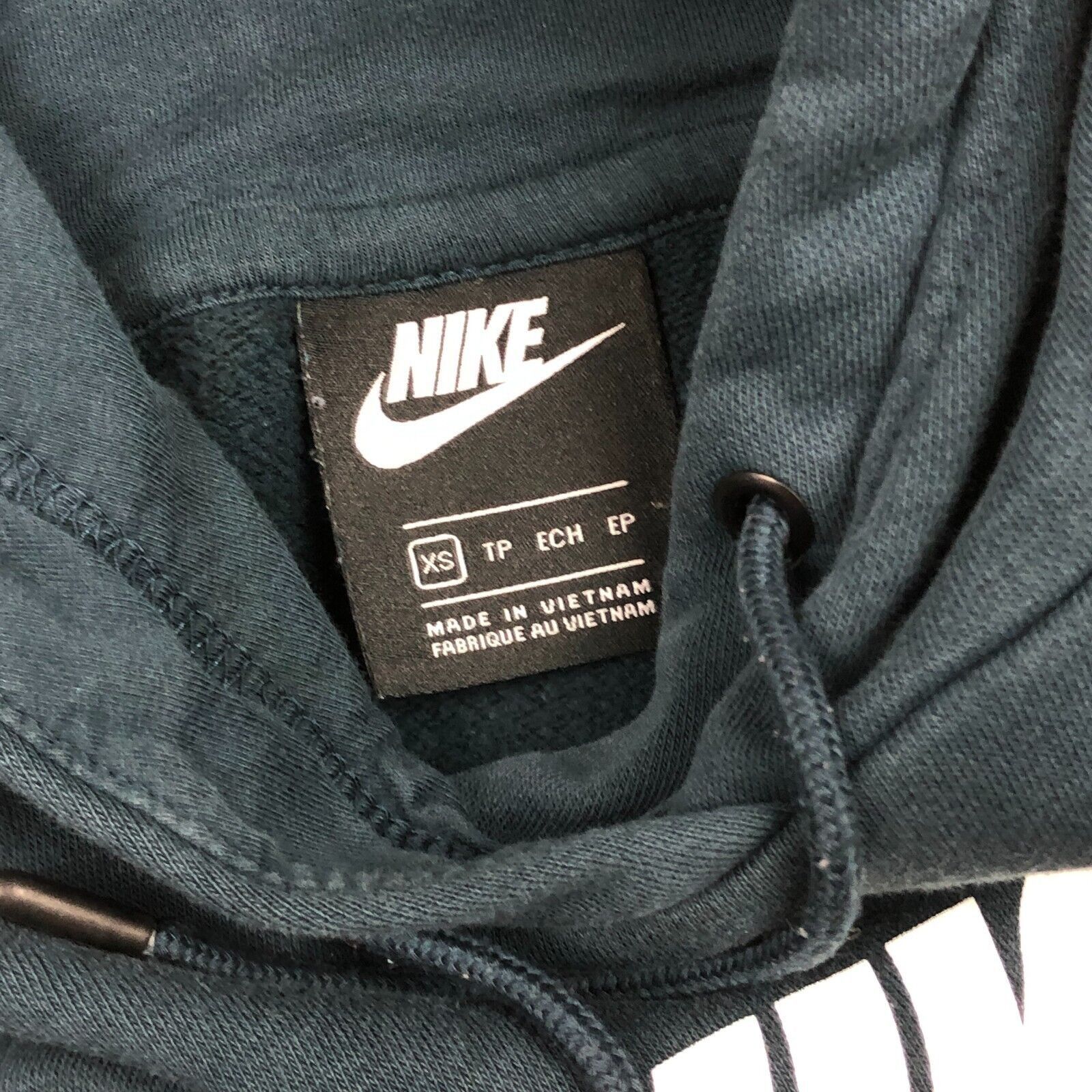 Nike Nike Dark Navy Black Hoodie Pullover Sweater Size XS B5 Size XS / US 0-2 / IT 36-38 - 3 Thumbnail