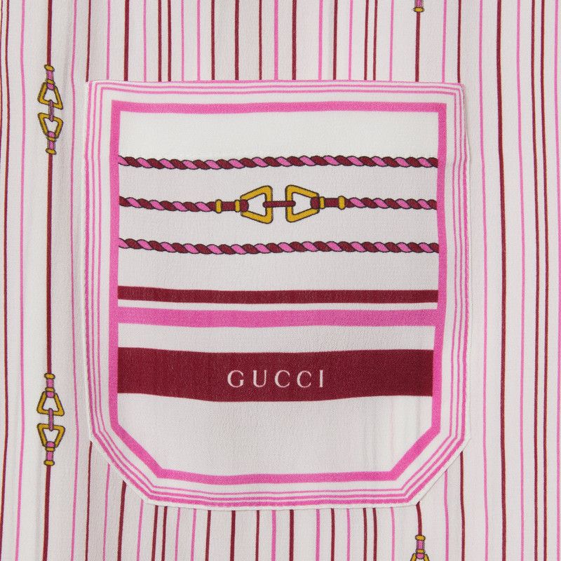 Gucci o1B3y1r0526 Printed Silk Skirt in Multicolor Size 28" / US 6 / IT 42 - 6 Thumbnail
