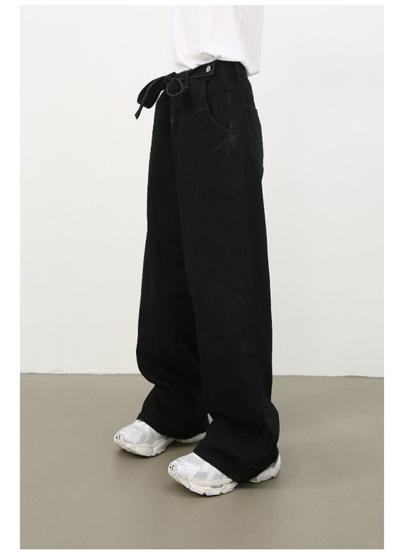 Japanese Brand Japanese retro loose straight versatile belt jeans Size US 32 / EU 48 - 5 Thumbnail