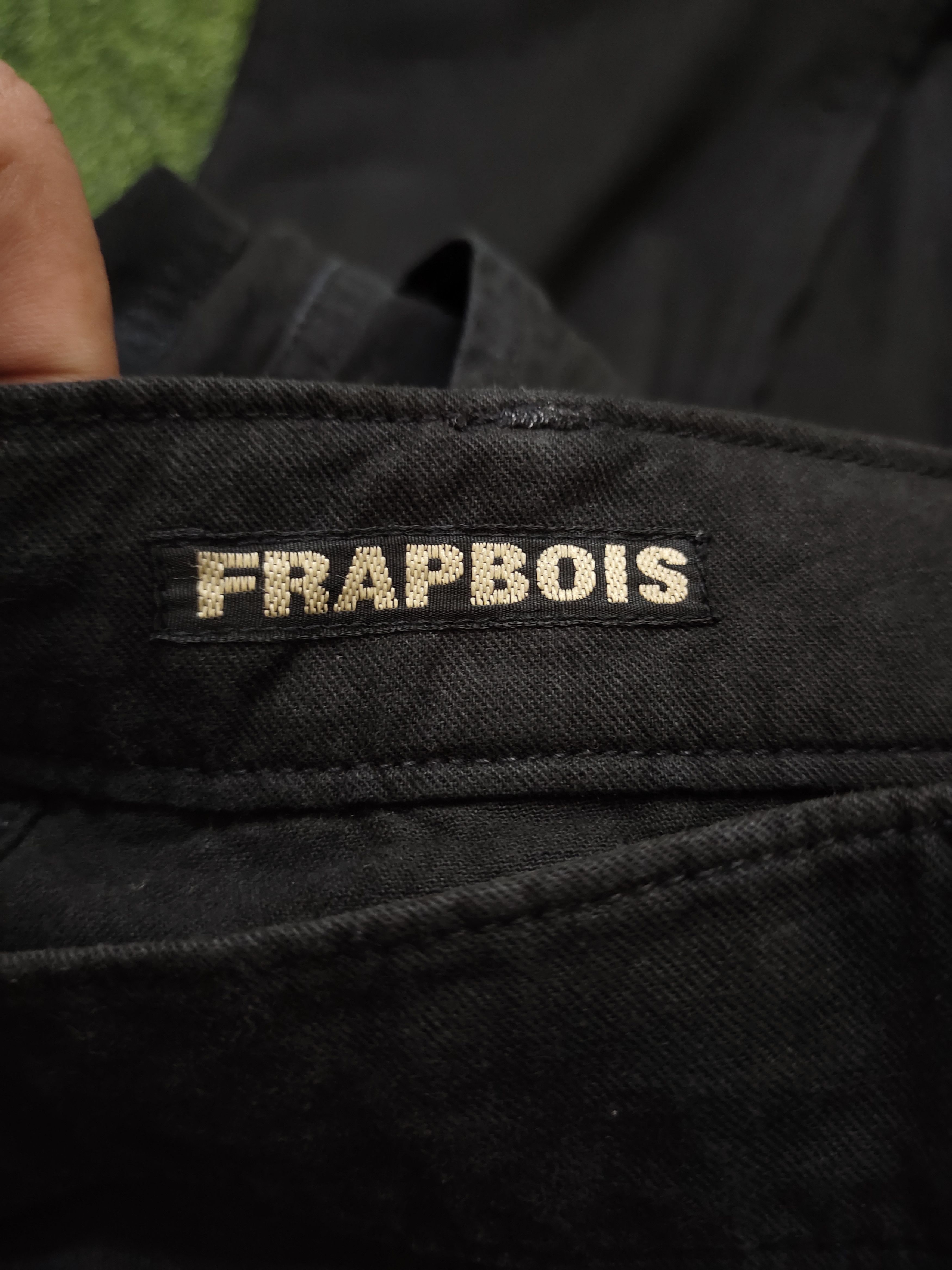 Le Grande Bleu (L.G.B.) Loose Flare Frapbois Dyed Black Fatigue Pants Size US 34 / EU 50 - 20 Thumbnail
