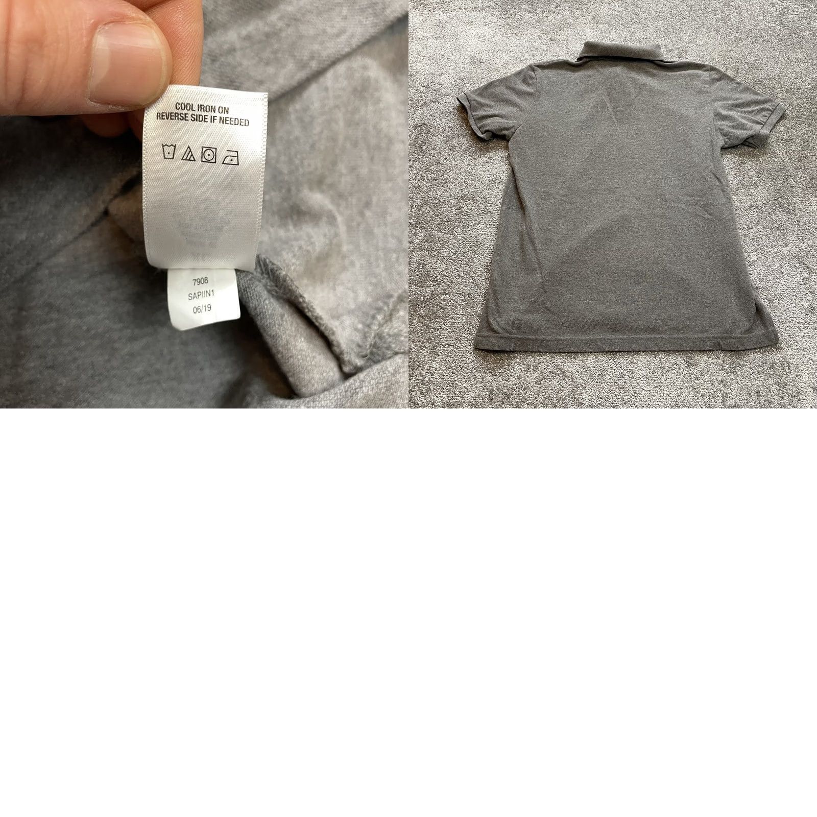 Vintage VINTAGE Aeropostale Polo Shirt Mens XL Gray Golf Rugby Preppy Chest Logo Collared Cotton Shirt Short Sleeve 27 in Blue 44 in Chest Mens Size US XL / EU 56 / 4 - 8 Thumbnail