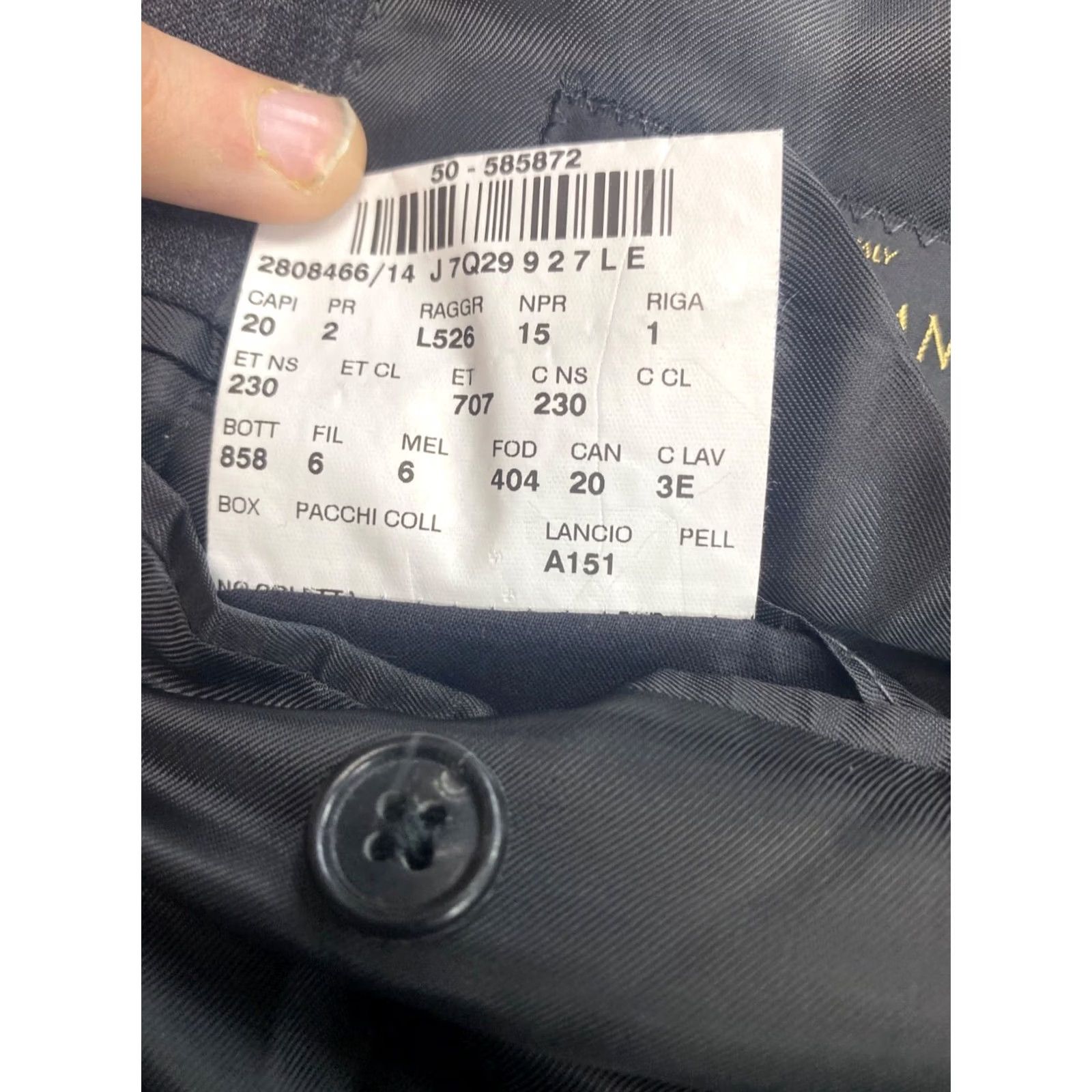 Corneliani VINTAGE? No. Size US S / EU 44-46 / 1 - 5 Thumbnail