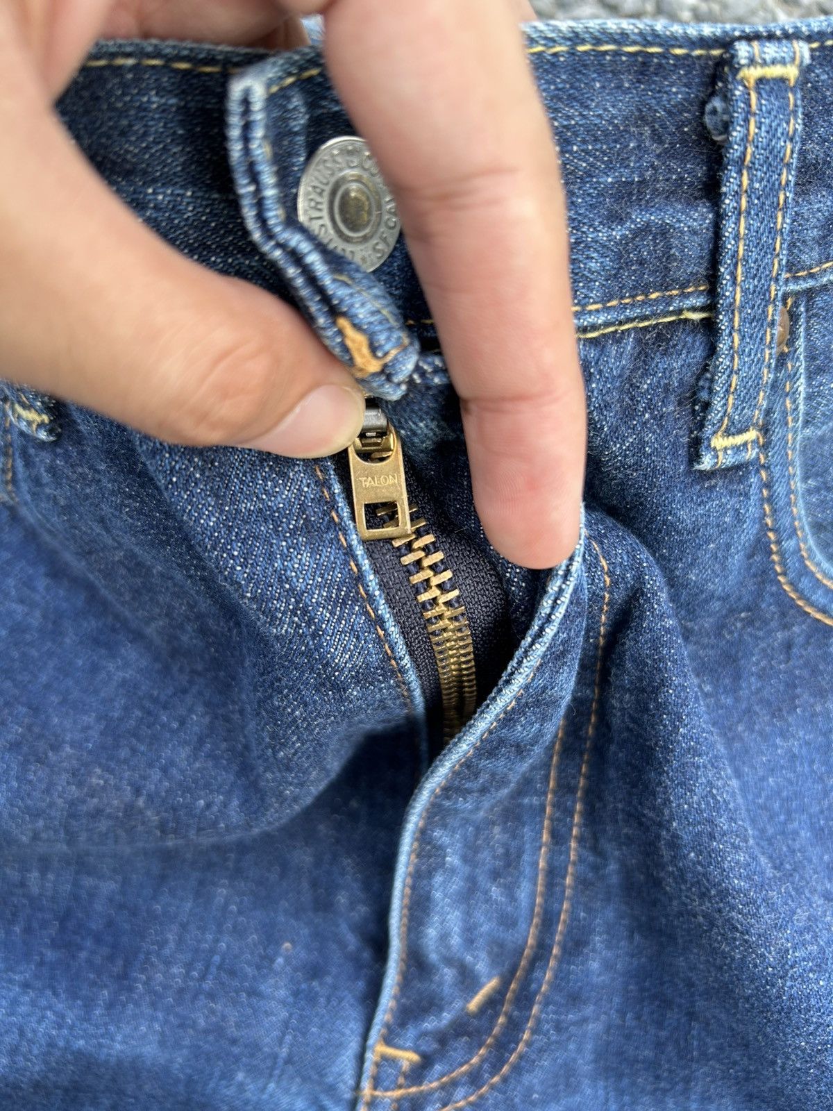 Kapital Vintage Levis Big E Selvedge Distressed Denim Jeans Size US 31 - 6 Thumbnail