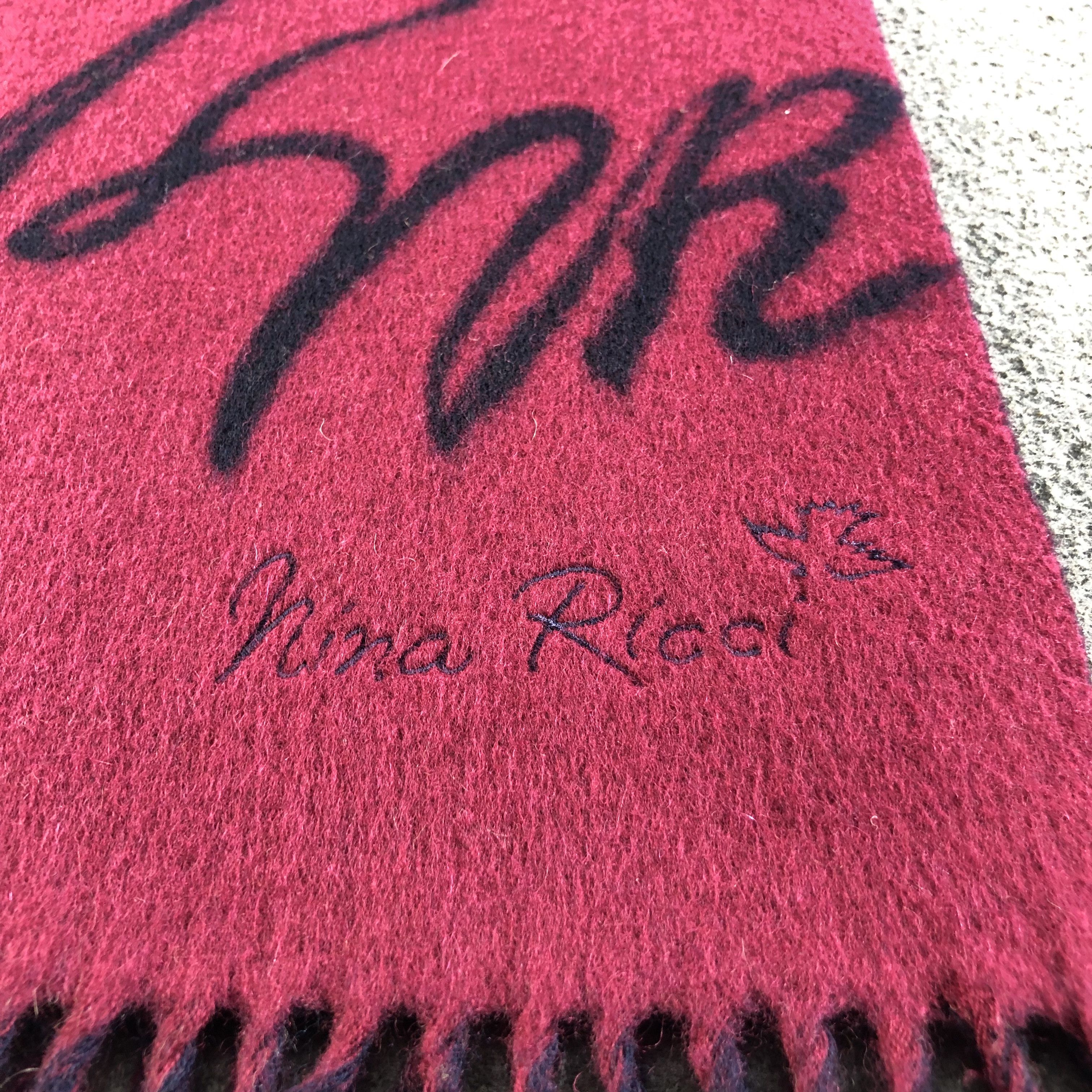 Nina Ricci Nina Ricci Wool Scarf Muffler V1978 Size ONE SIZE - 4 Thumbnail