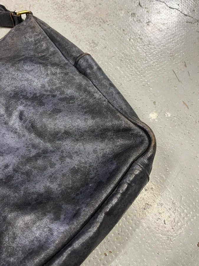 Yves Saint Laurent Yves Saint Laurent Metallic Blue Eroded Bag Size ONE SIZE - 6 Thumbnail