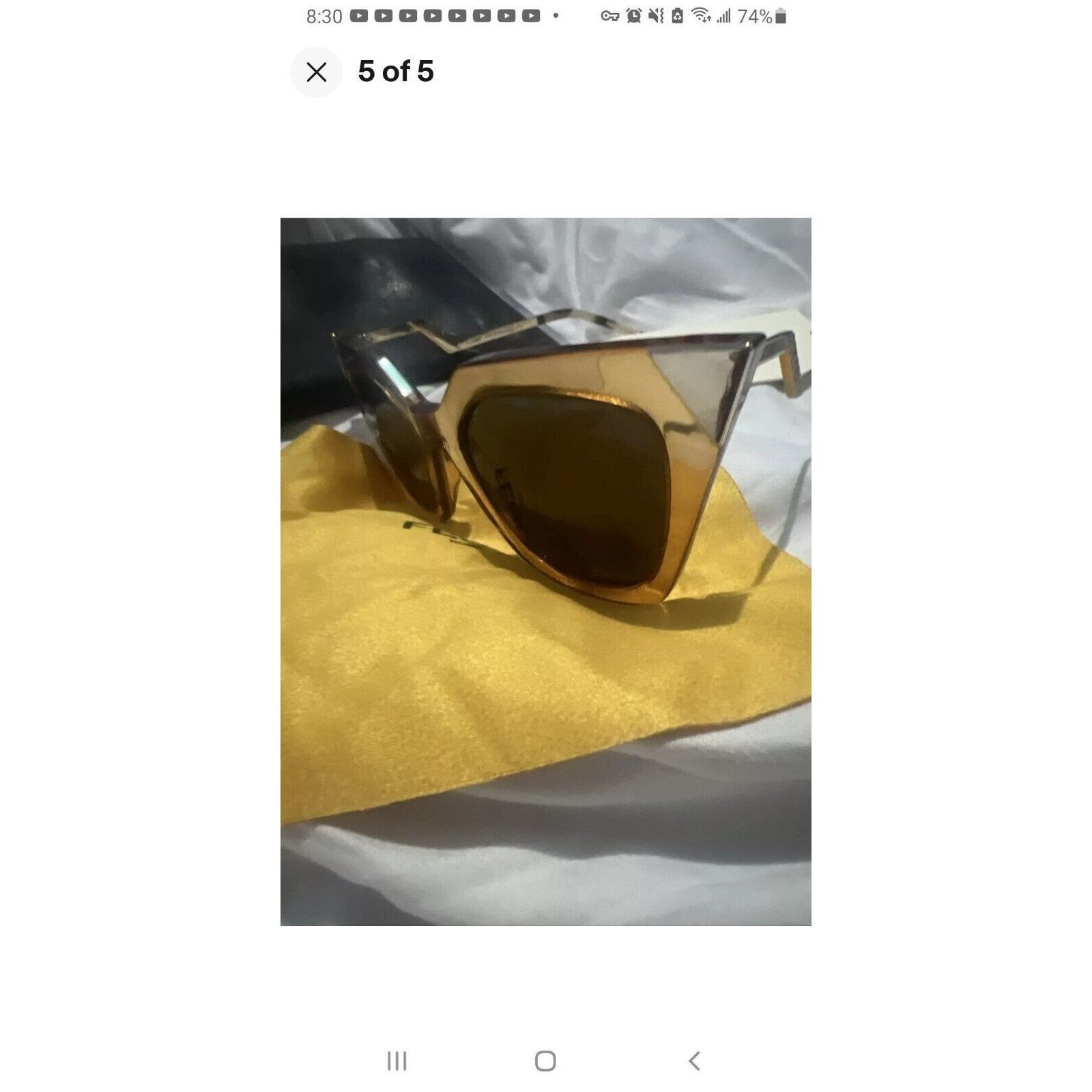 Fendi Fendi Sunglasses Size ONE SIZE - 4 Thumbnail