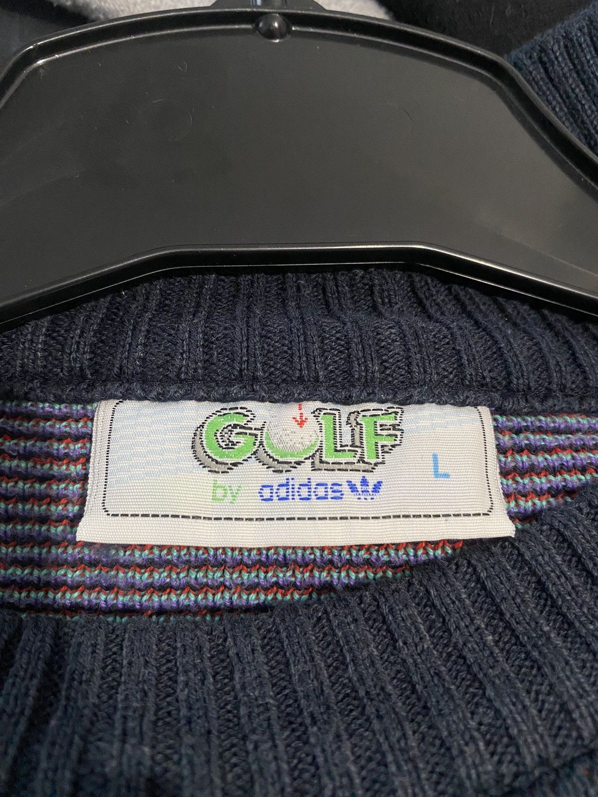 Adidas × Vintage Adidas Golf L Vintage Jumper Sweater 80s All over Print y2k Size US L / EU 52-54 / 3 - 5 Thumbnail