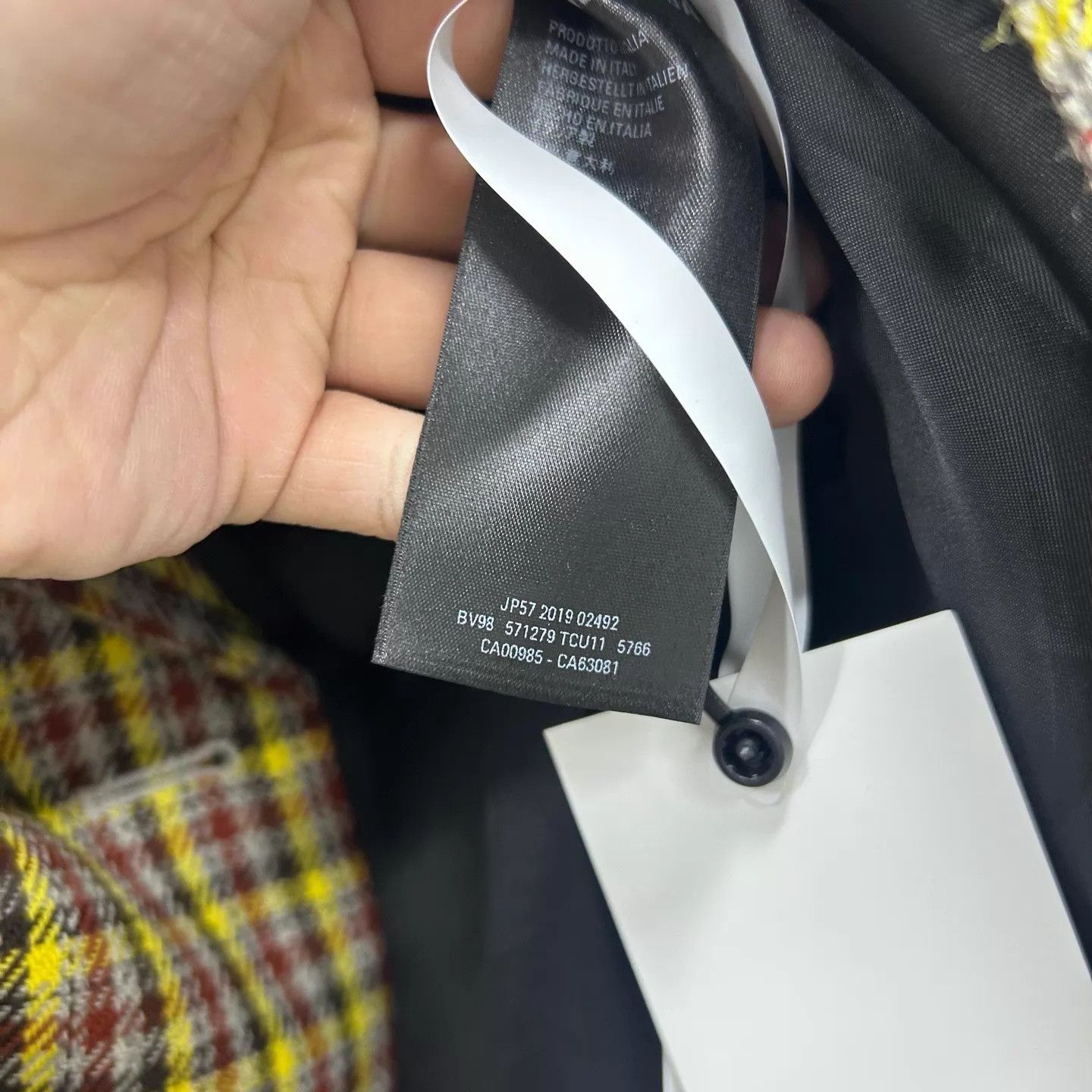 Balenciaga Balenciaga Check Wool Hourglass Blazer Wmns 34 99 New Size XXS / US 00 / IT 34 - 4 Thumbnail