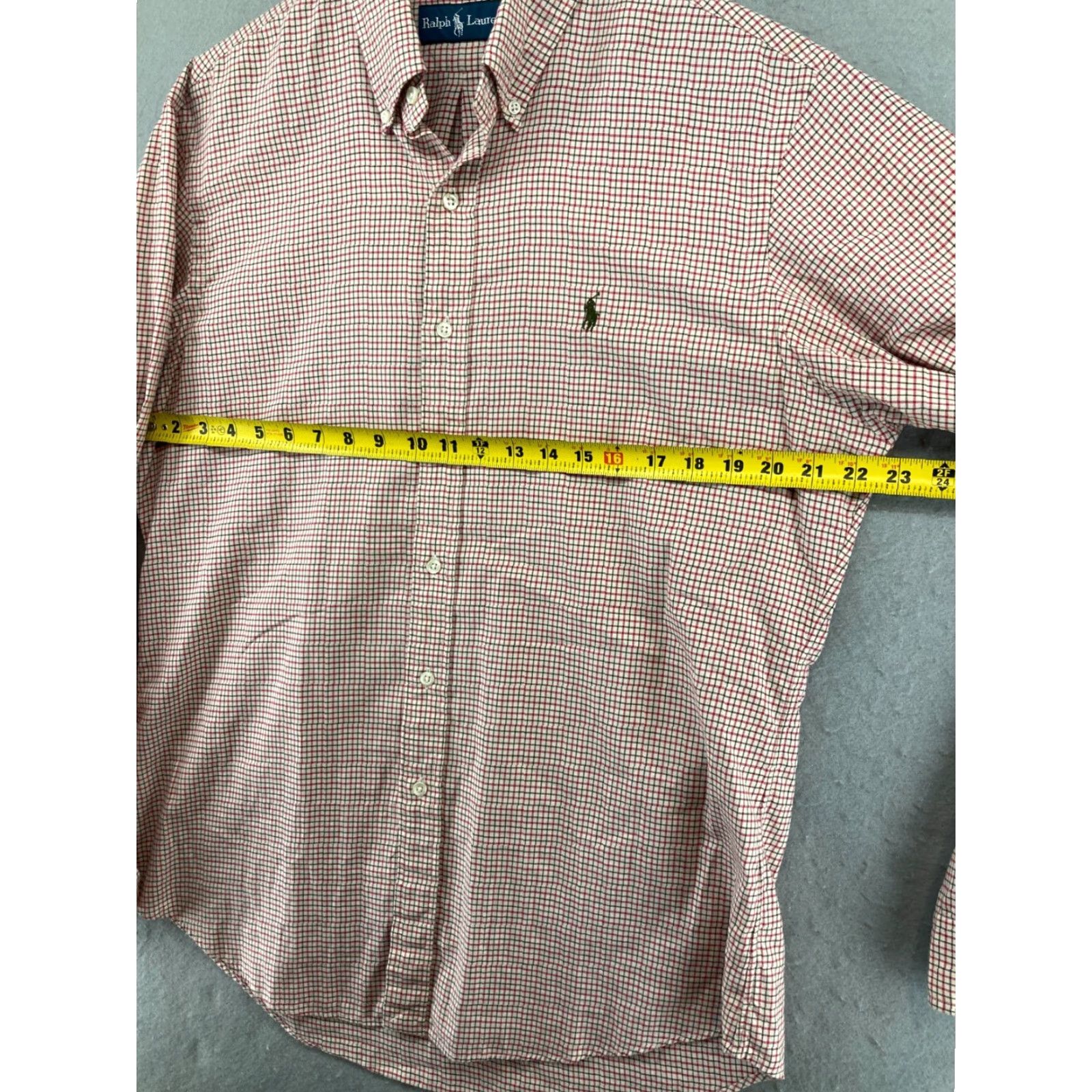 Ralph Lauren Ralph Lauren Mens Shirt Large Blue Check Cotton Button-Up- Shirt? Size US L / EU 52-54 / 3 - 2 Thumbnail