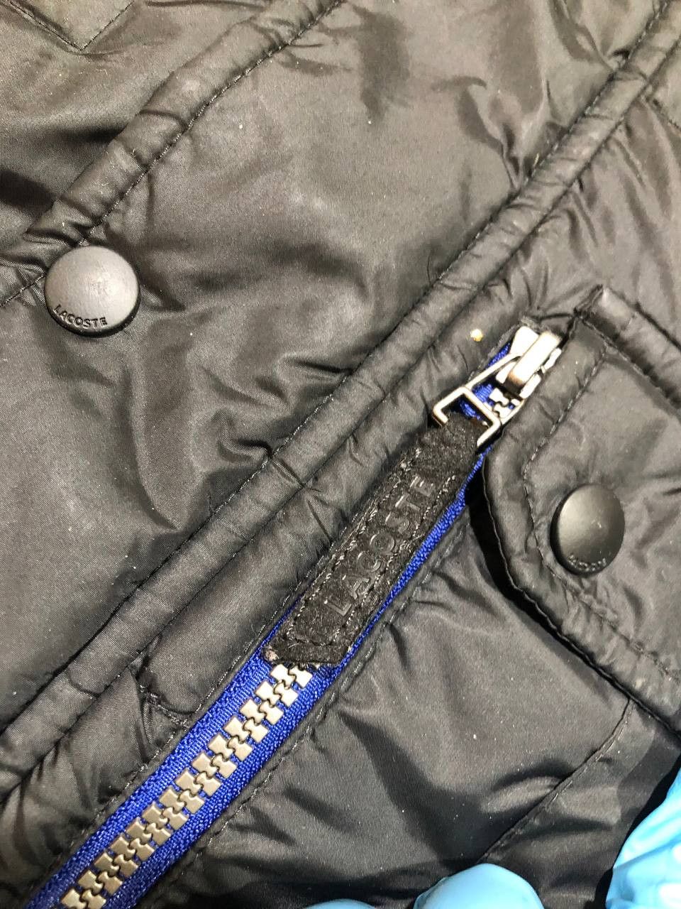 Lacoste Hooded Down Puffer Jacket VINTAGE STREETWEAR