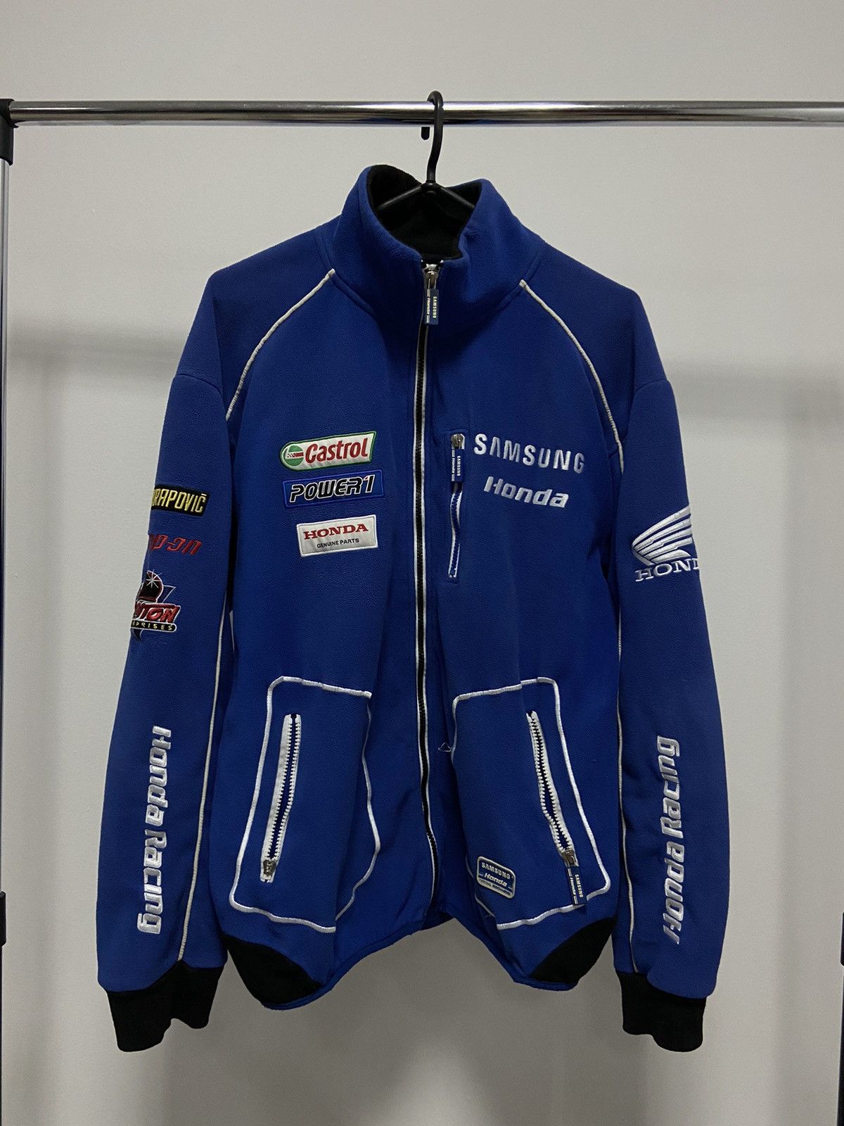 Honda × Samsung × Vintage Honda Samsung Racing Sweatshirt Big Logo Vintage Fleece Size US M / EU 48-50 / 2 - 1 Thumbnail