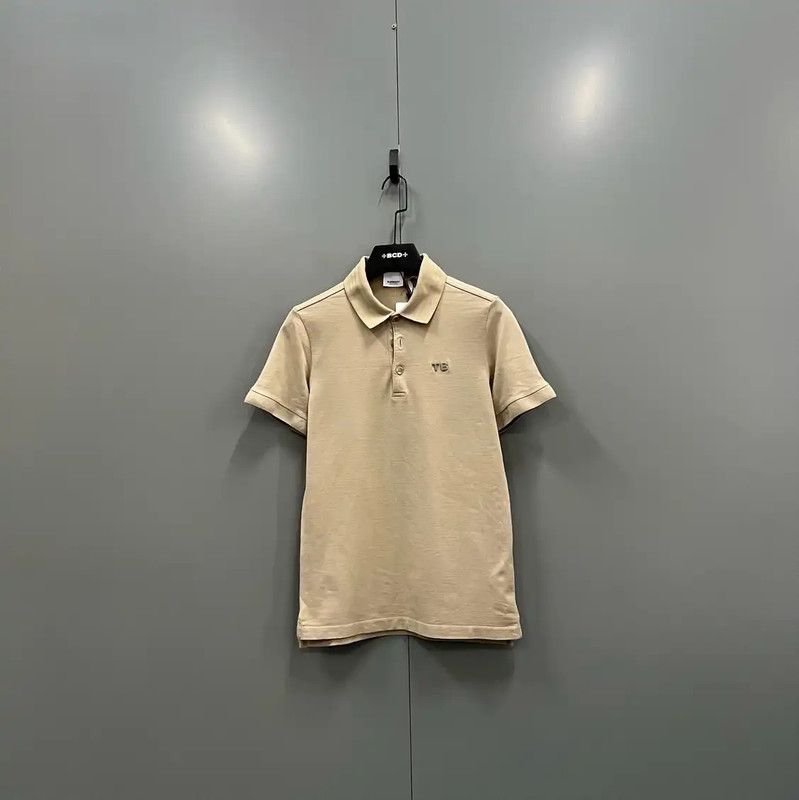 Burberry Burberry Khaki Cotton Summer Polo Shirt Size ONE SIZE - 1 Thumbnail