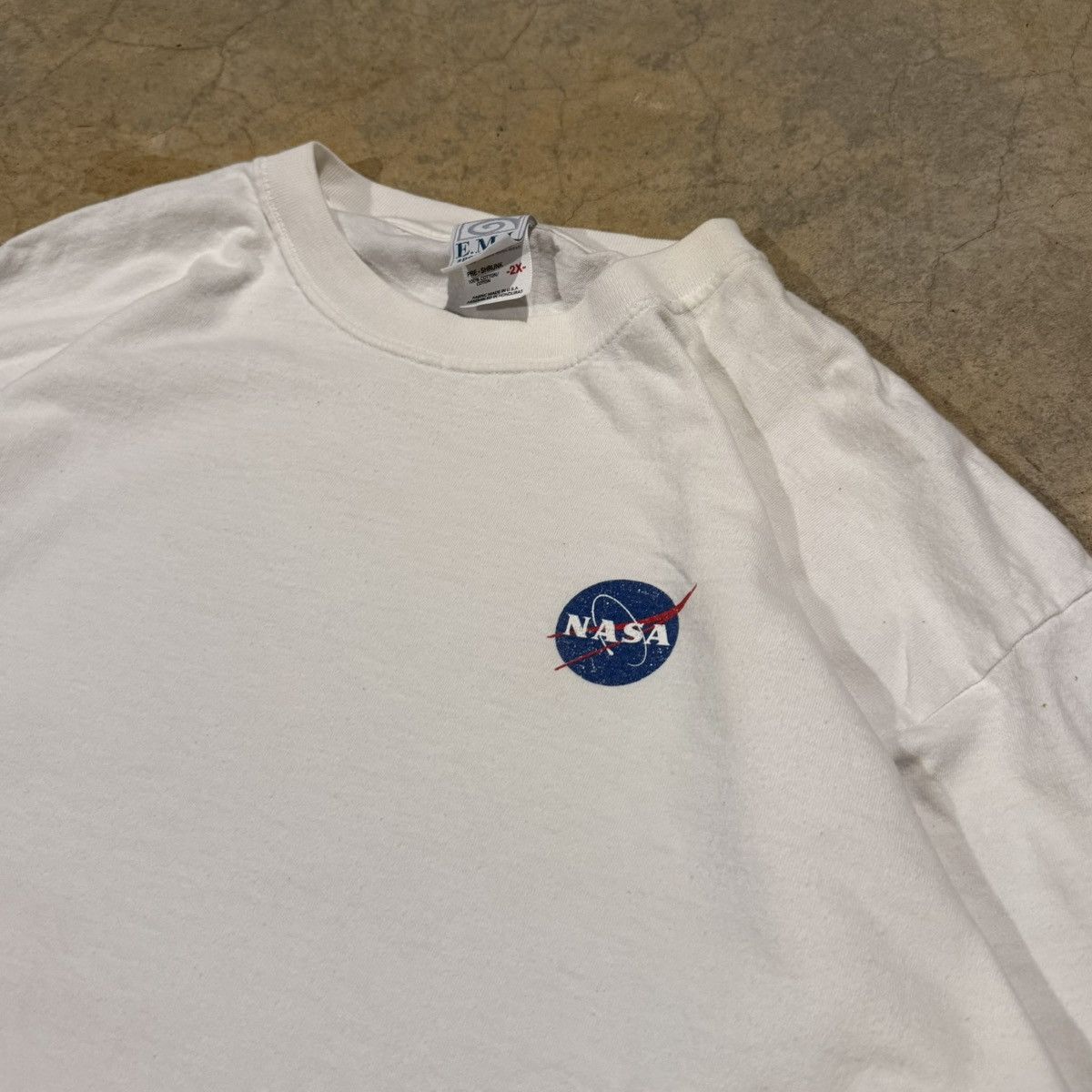 Vintage Vintage 2000s NASA Faded Distressed Rocket Long Sleeve Tee Size US XXL / EU 58 / 5 - 3 Thumbnail