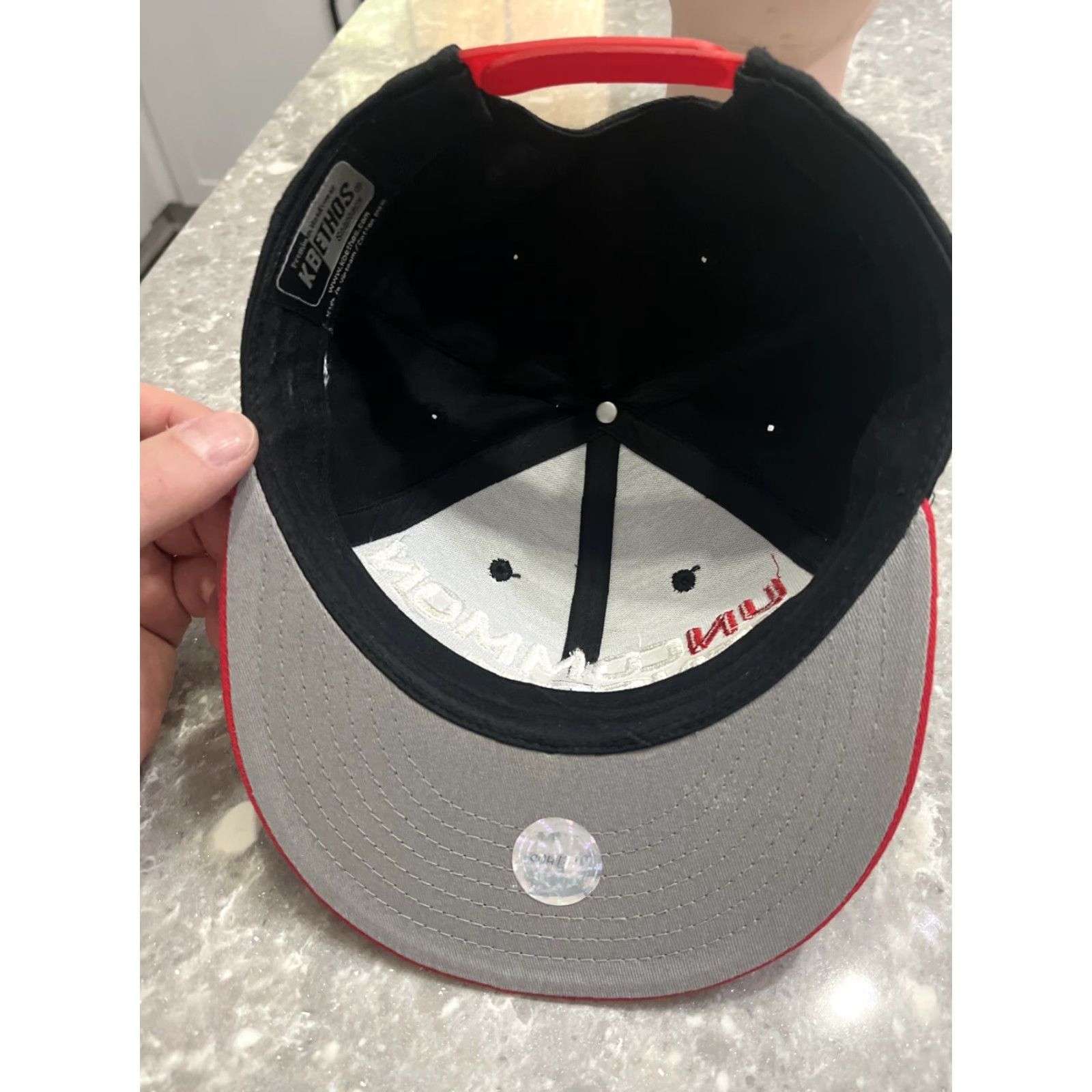 Vintage VINTAGE MTV2 Uncommon Sense With Charlamagne Cap Hat Unisex One Size Black Red Baseball Cap Mens Womens Boys Girls KB ETHOS Size ONE SIZE - 5 Thumbnail