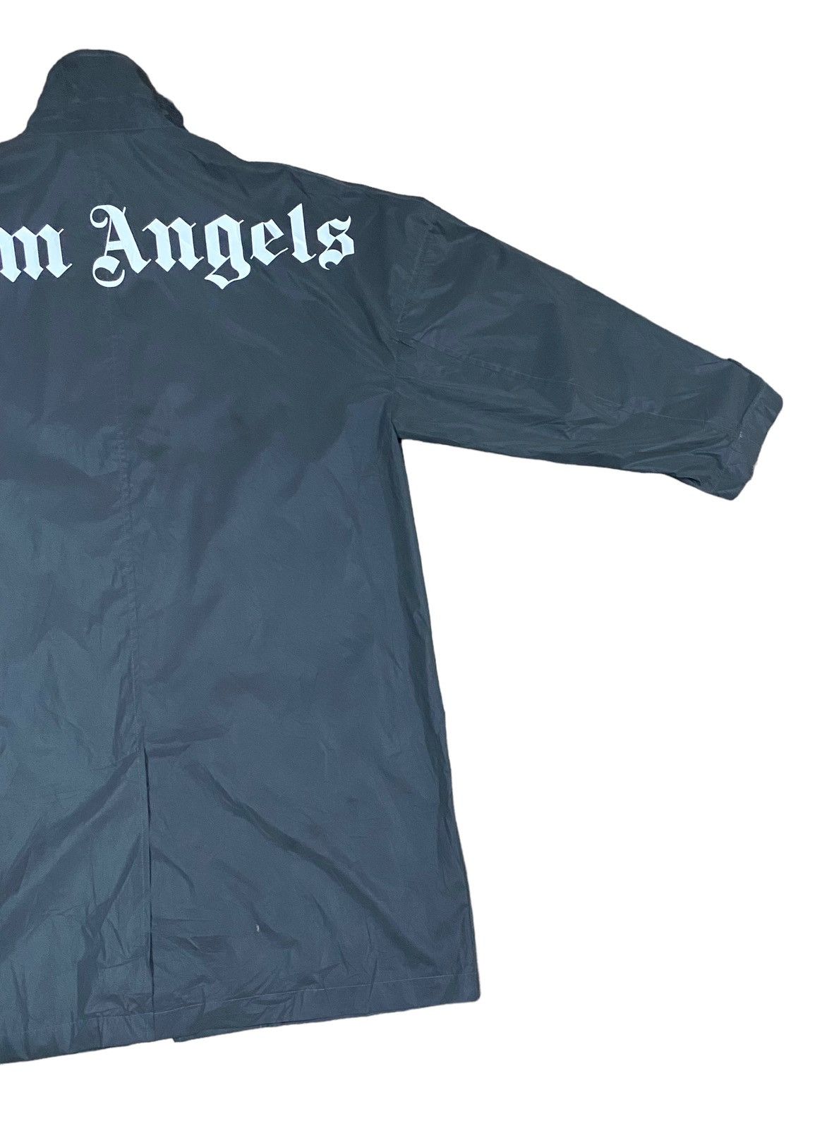 Palm Angels Rare Big Logo PALM ANGELS Long Jacket Button Shiny (M) Size US M / EU 48-50 / 2 - 10 Thumbnail