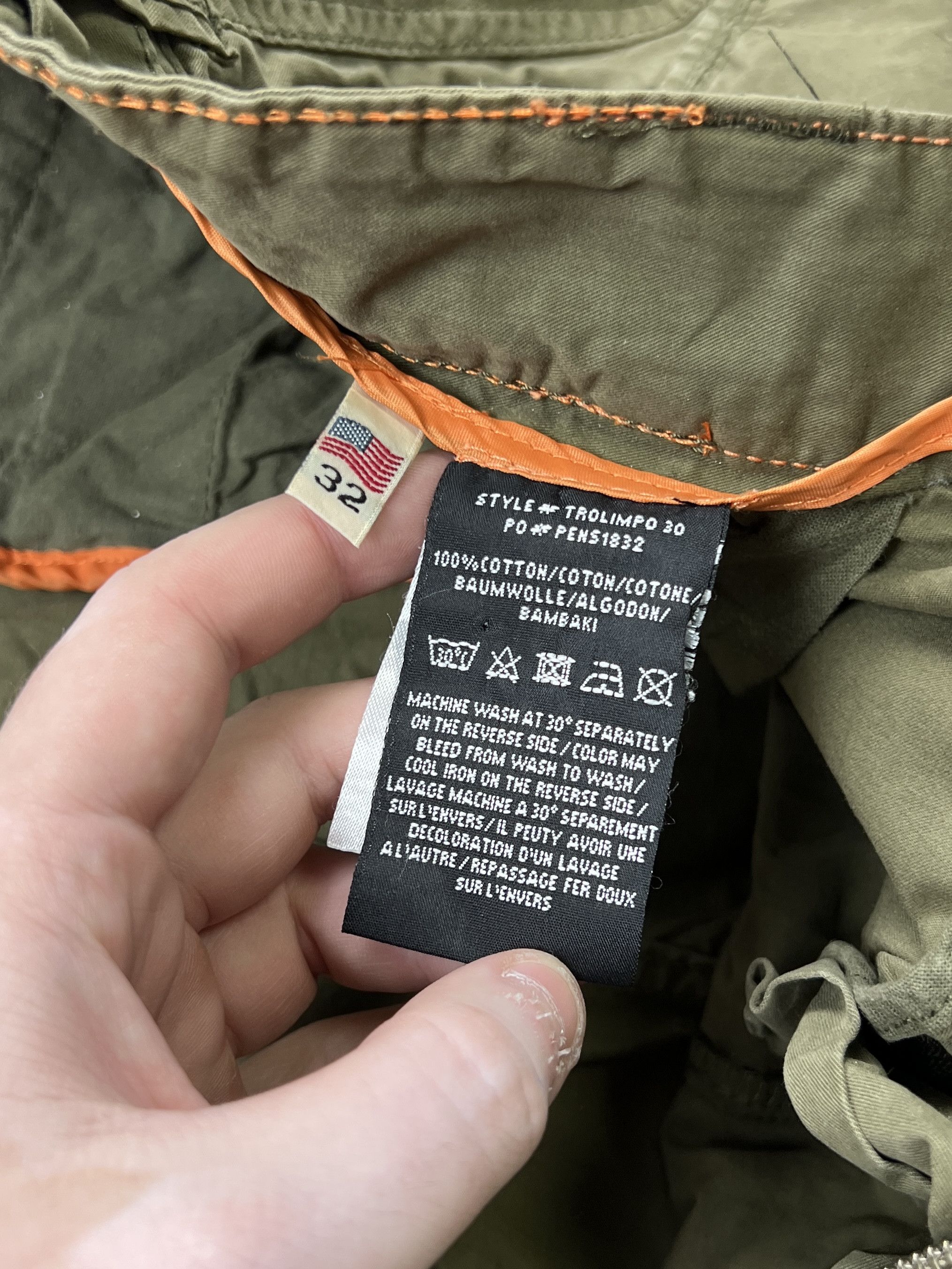 Schott Schott Military Cargo Shorts (Y0862) Size US 32 / EU 48 - 9 Thumbnail