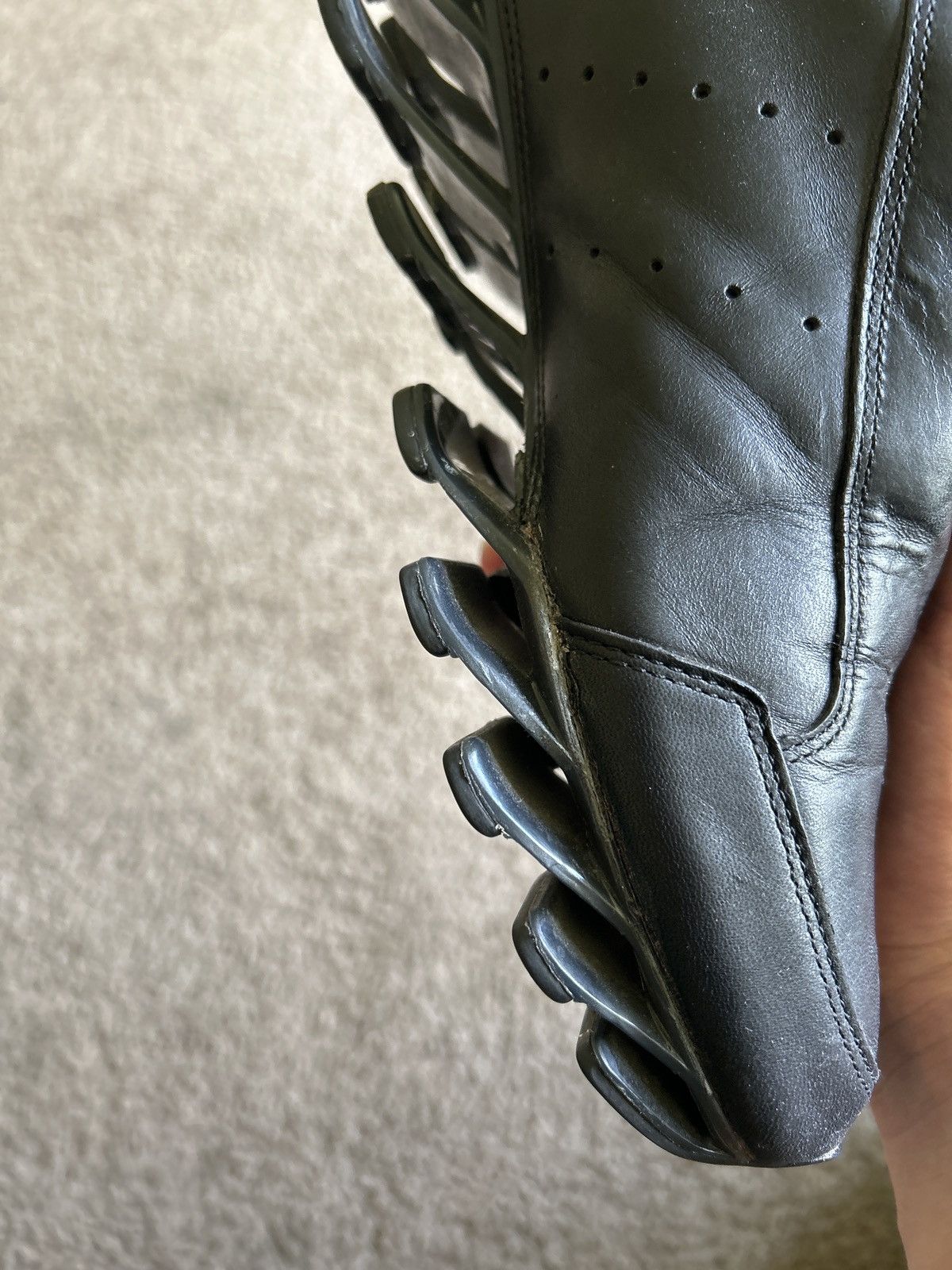 Rick Owens/Adidas leather springblades
