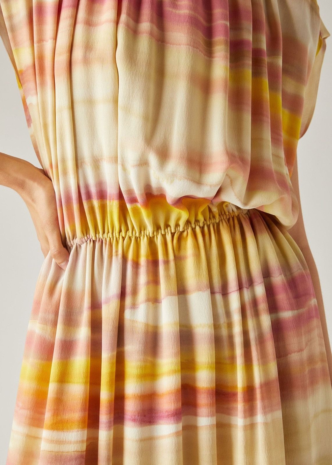 Loro Piana o1srvl11e0824 Edwina Summer Sunset Maxi Dress in Multicolor Size M / US 6-8 / IT 42-44 - 5 Thumbnail