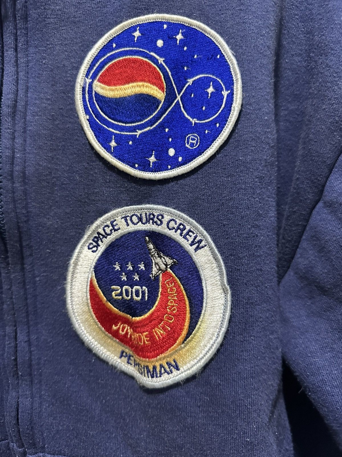 Pepsi Vintage 2001 Pepsiman Space Tour Thermal Sweater Jacket Size US M / EU 48-50 / 2 - 5 Thumbnail