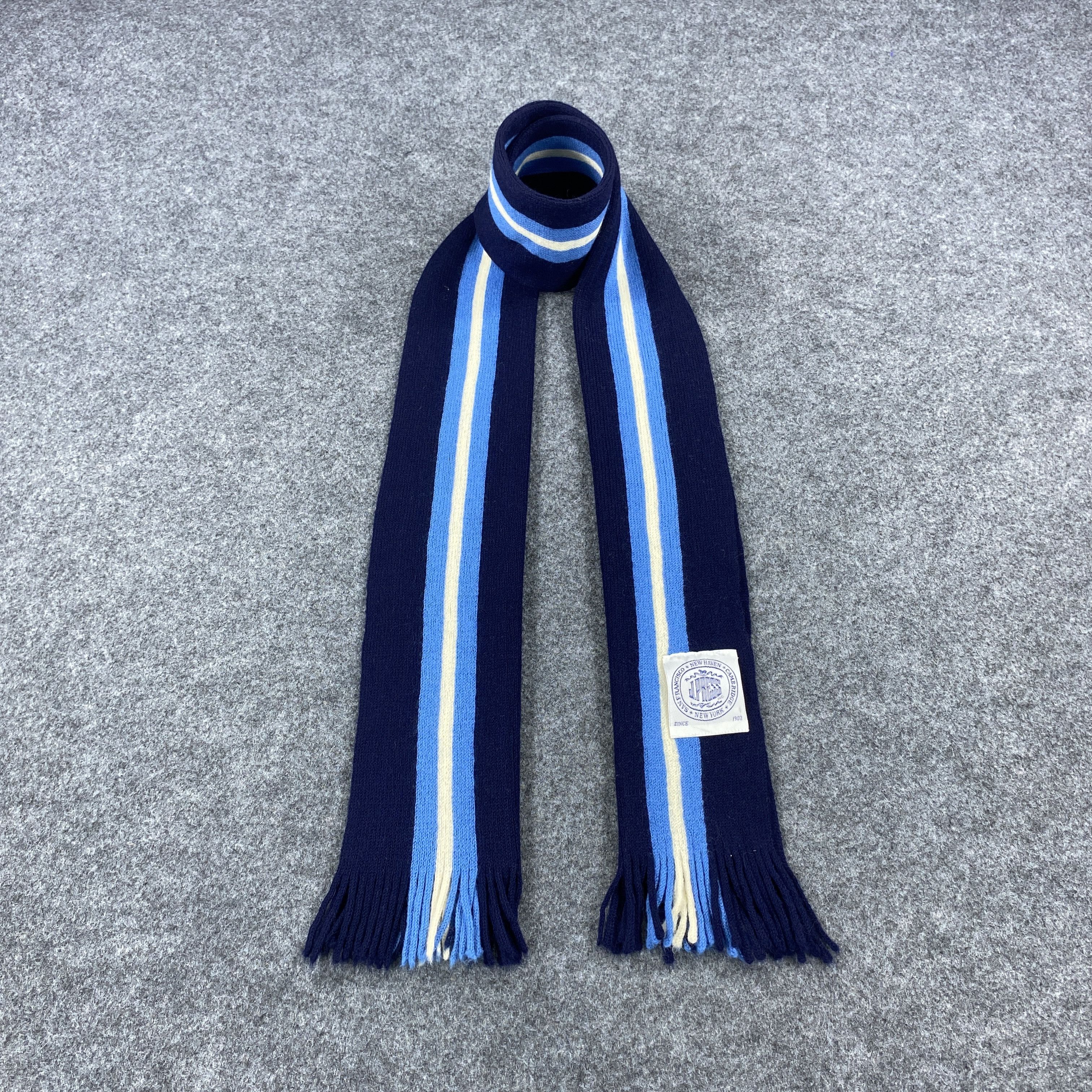 J. Press × Vintage J. Press Scarf # Muffler # Neckwear # D677 Size ONE SIZE - 1 Thumbnail