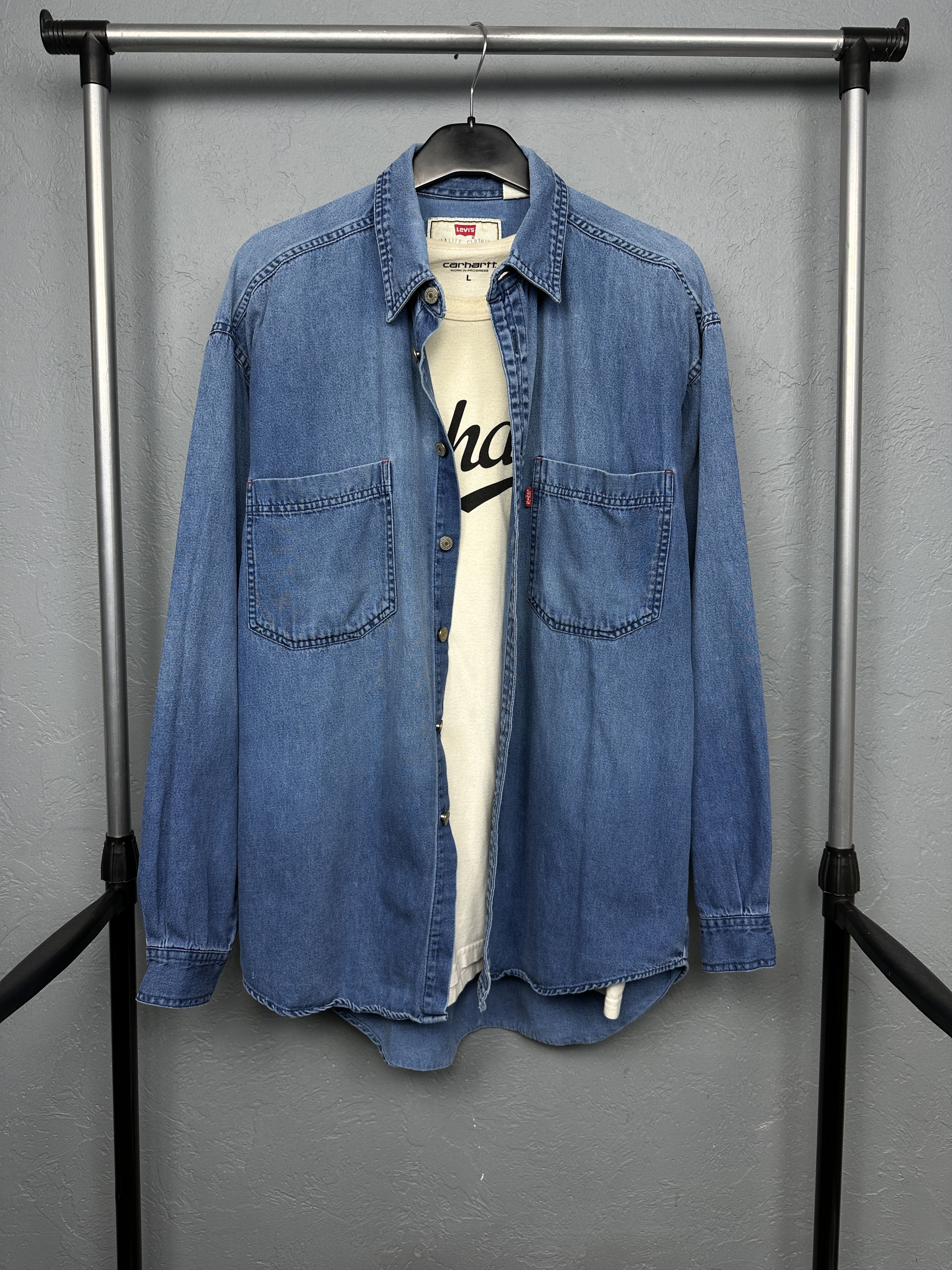 Levi's Levi's Vintage Mens Jeans Denim Shirt Size US M / EU 48-50 / 2 - 1 Thumbnail