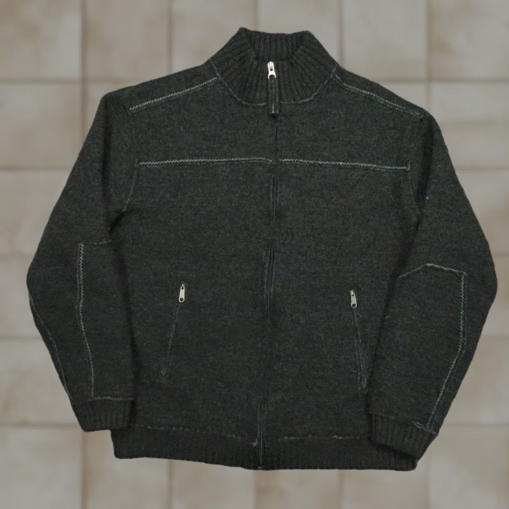 Tommy Bahama Tommy Bahama Sweater Mens M Gray Wool Full Zip Pockets Cardigan? Size US M / EU 48-50 / 2 - 1 Thumbnail