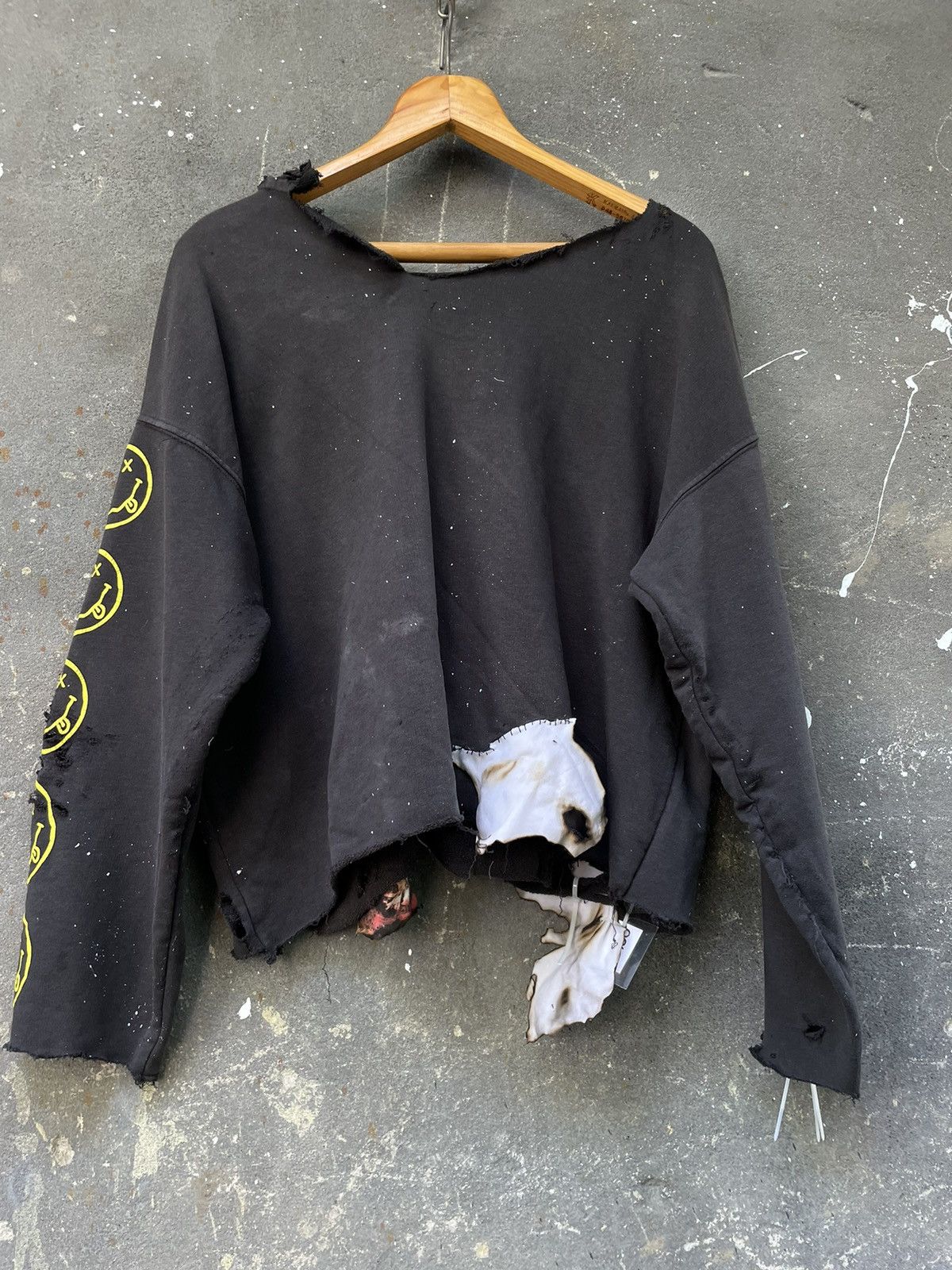 Nirvana Nirvana ☄️Distressed Custom Sweatshirt Sun Faded Retro Style Size US M / EU 48-50 / 2 - 12 Thumbnail