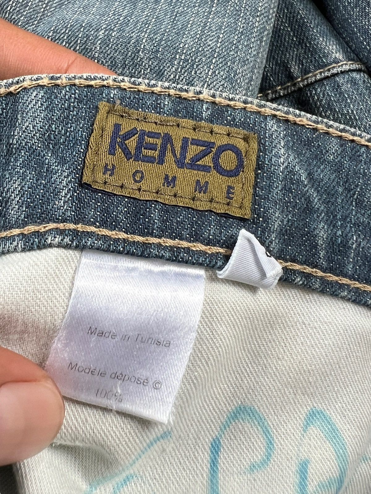 Japanese Brand Kenzo Homme Reworked Denim Size US 34 / EU 50 - 12 Thumbnail