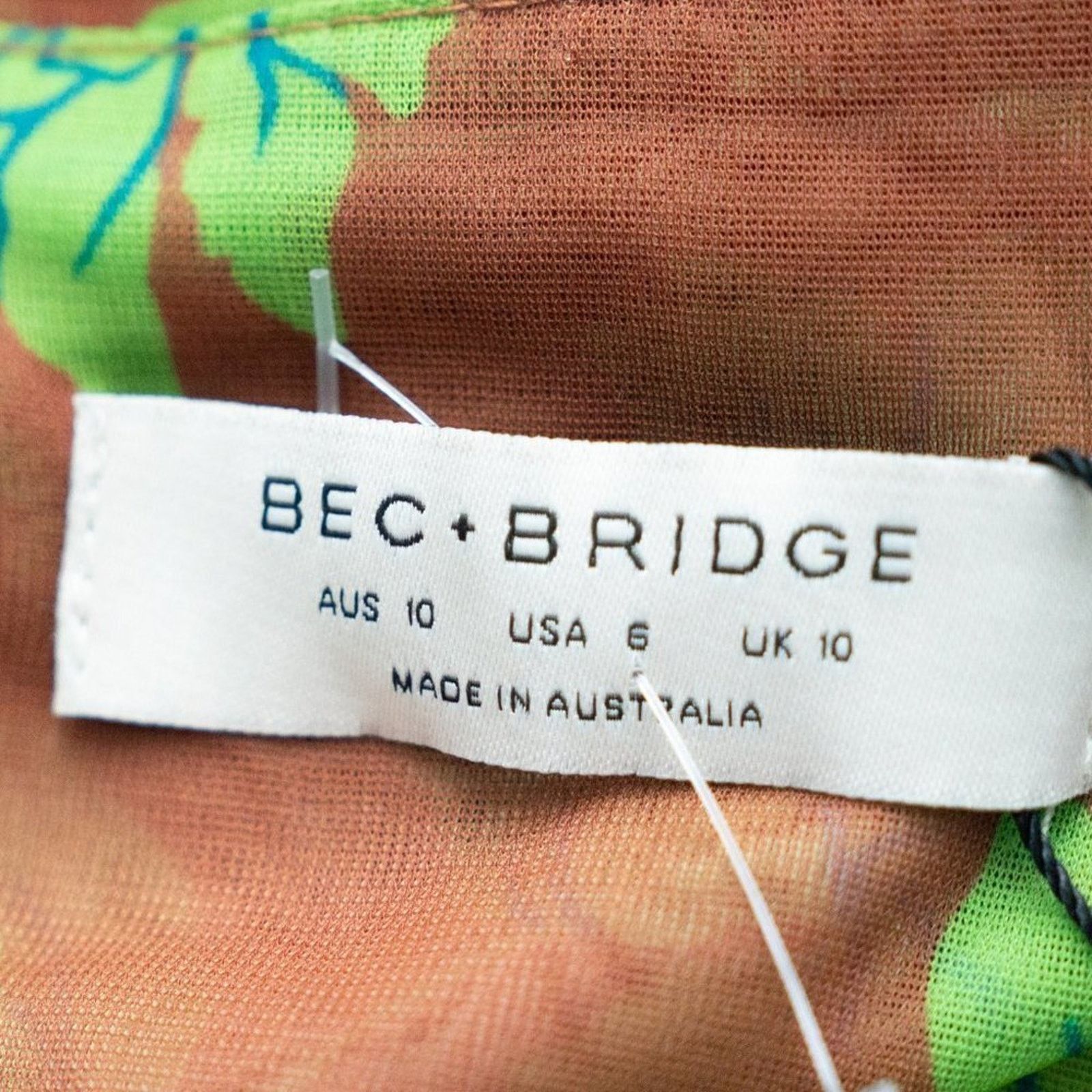 BEC + BRIDGE BEC & BRIDGE. Blossom Ruched Minidress. Size M / US 6-8 / IT 42-44 - 2 Thumbnail