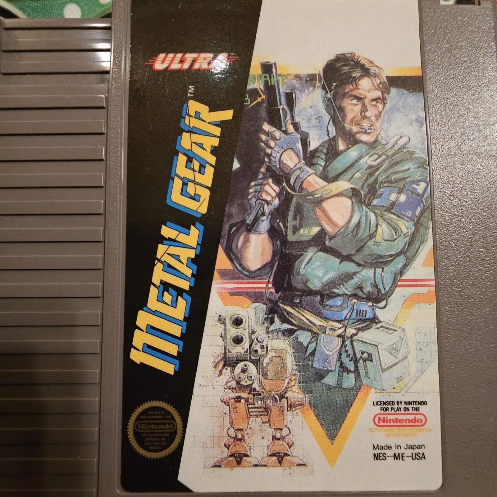 Nintendo Nintendo NES Metal Gear 1988 Game Size ONE SIZE - 6 Thumbnail