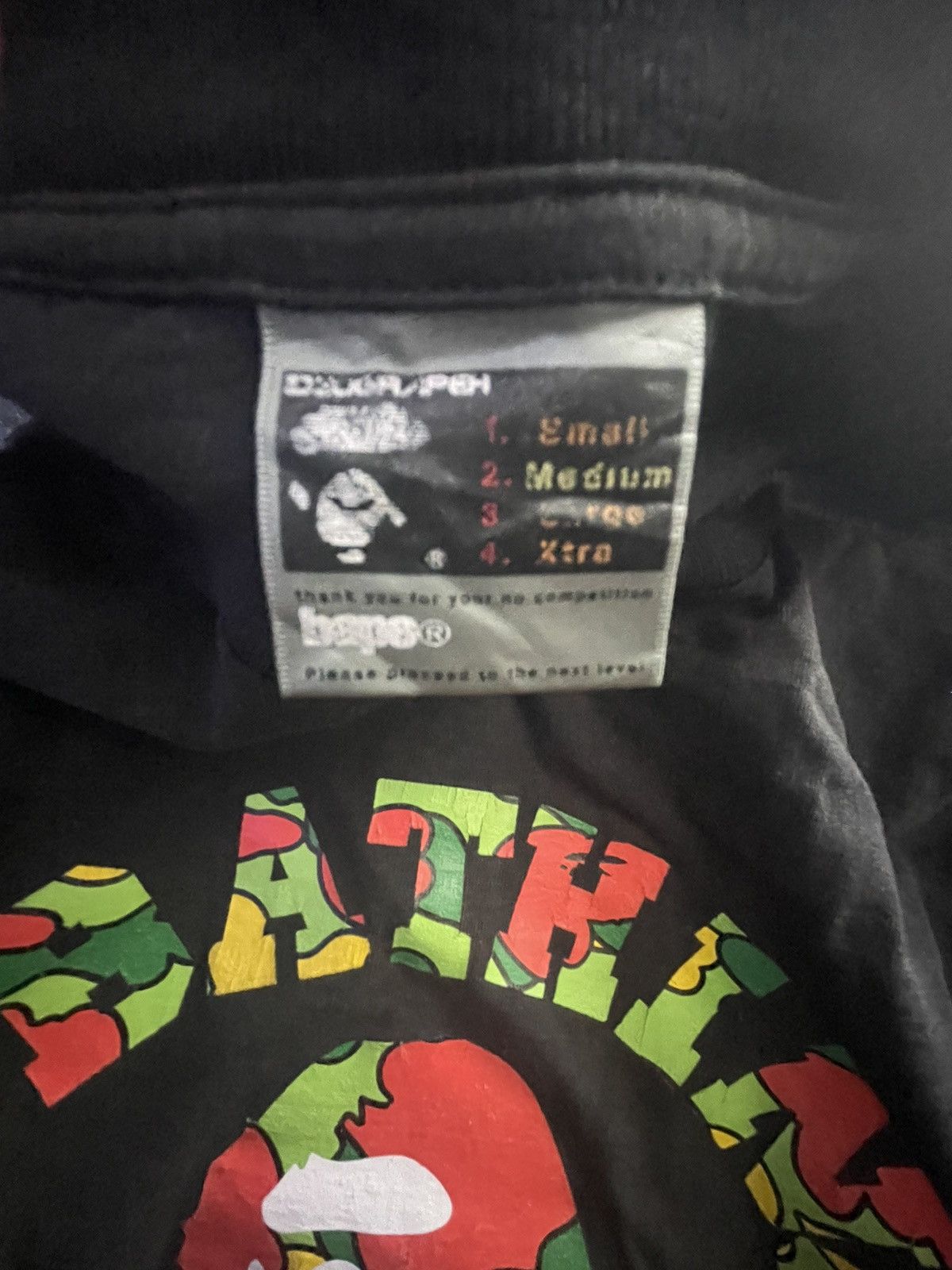Bape × Vintage 2006 Bape Psyche Camo College Tee Rarest Camo Size US M / EU 48-50 / 2 - 3 Thumbnail