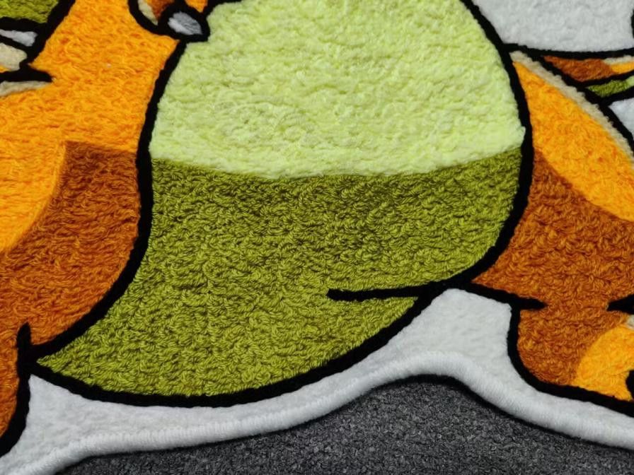 Other Charizard Multicolor Wool Thread Hand Tufted Carpet Size ONE SIZE - 5 Thumbnail