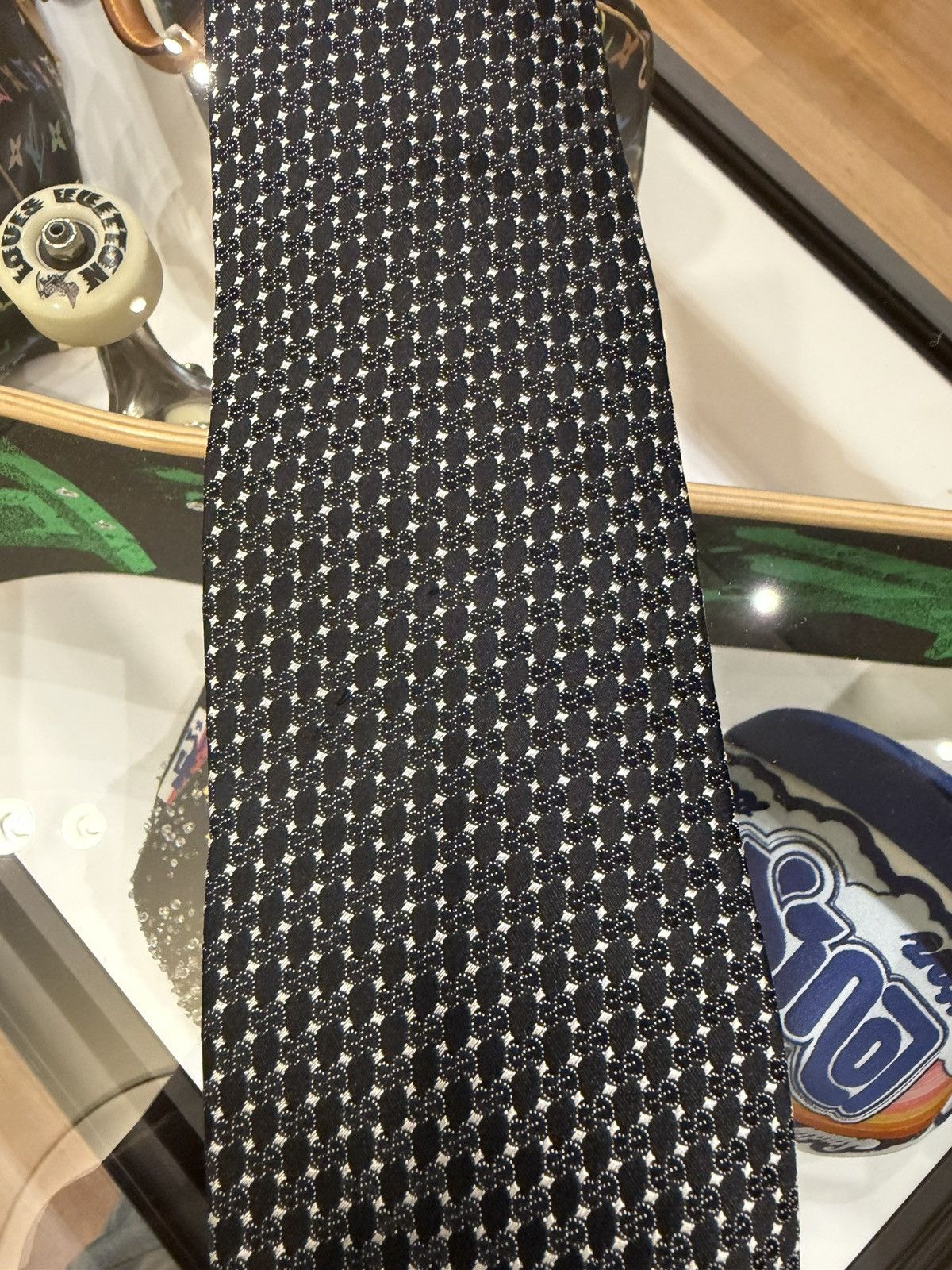 Gucci Gucci GG Supreme Tie - Black/White Size ONE SIZE - 2 Thumbnail