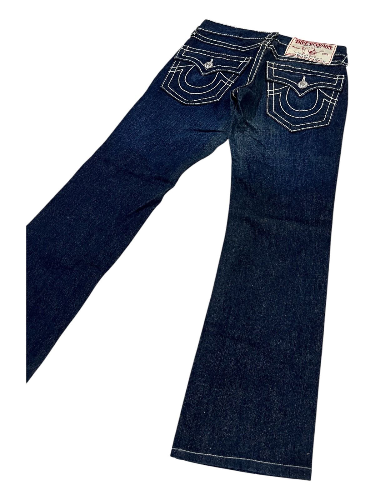True Religion Y2K True Religion Billy Big T Made in USA Flare Jeans Denim Size US 31 - 2 Thumbnail