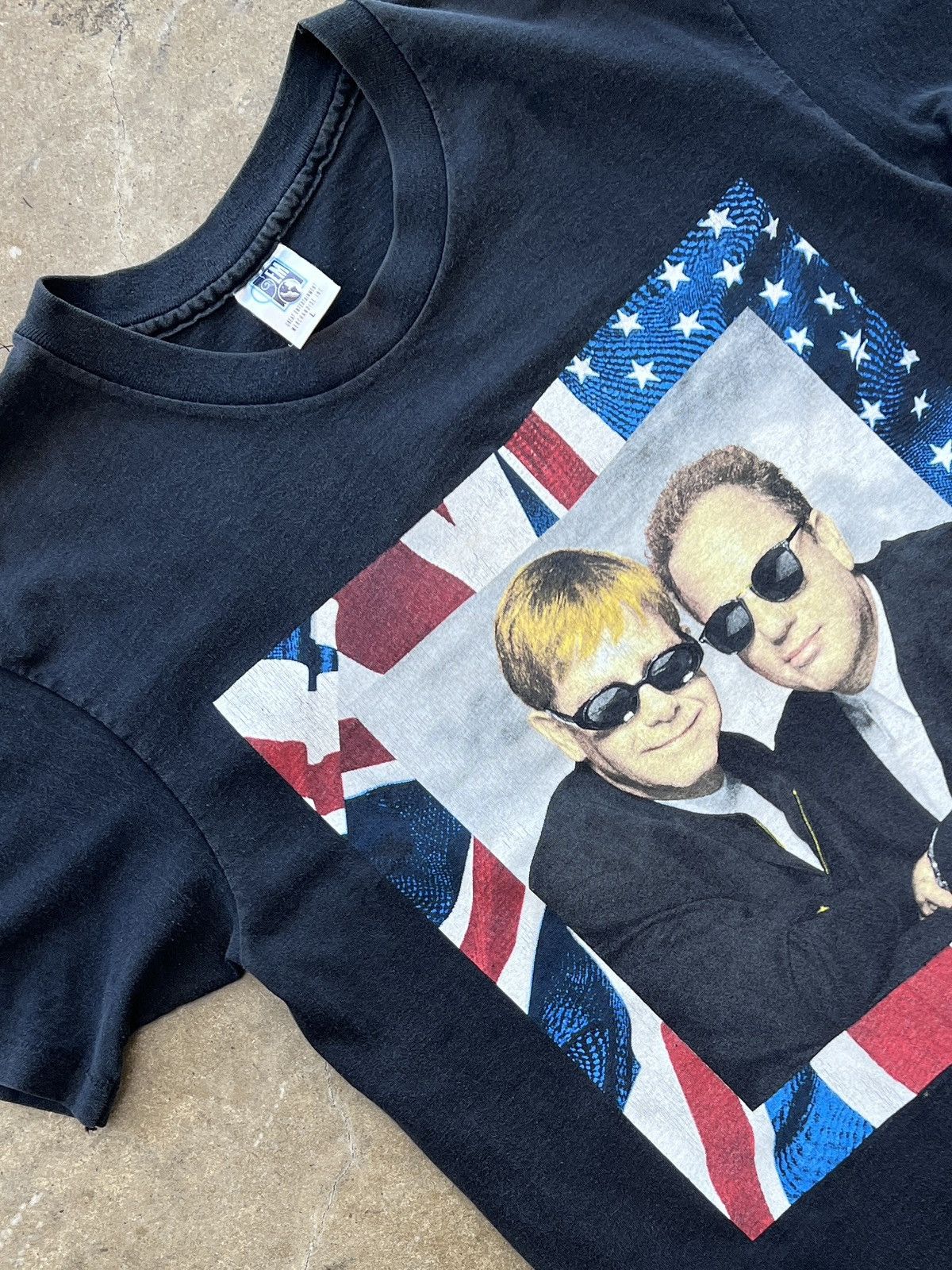 Band Tees Vintage 1994 Elton John Billy Joel North American Tour Large Size US L / EU 52-54 / 3 - 1 Thumbnail