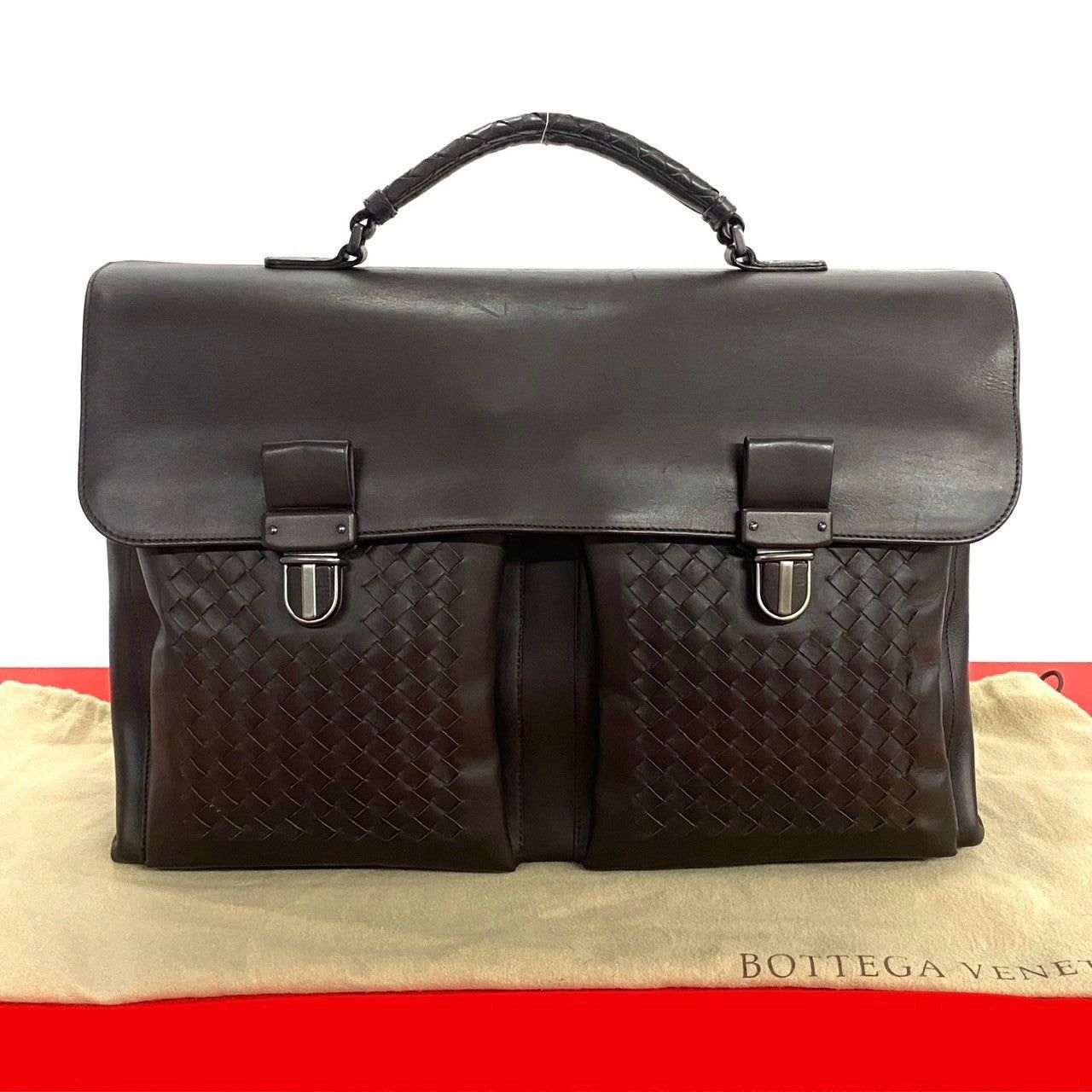 Bottega Veneta Bottega Veneta Handbag Brown Leather Size ONE SIZE - 1 Thumbnail