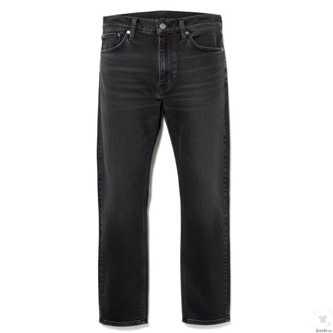 Levi's Levi's 511 Jeans Slim Tapered 32x30 Black Dark Wash Denim Zip Fly Mens Regular Vintage No Size US 32 / EU 48 - 2 Thumbnail