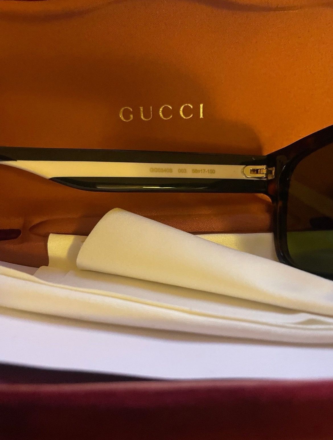 Gucci Gucci sun glasses Size 30 - 11 Thumbnail