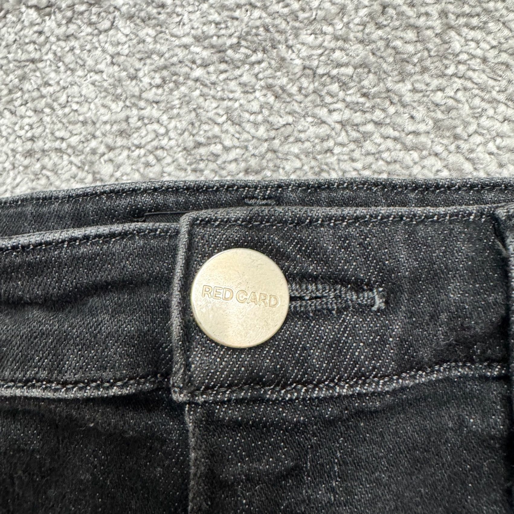 Rhythm Red Card Jeans Slim Taper Denim Black Mens 28x29 Vintage N/A West Japan Size US 28 / EU 44 - 4 Thumbnail
