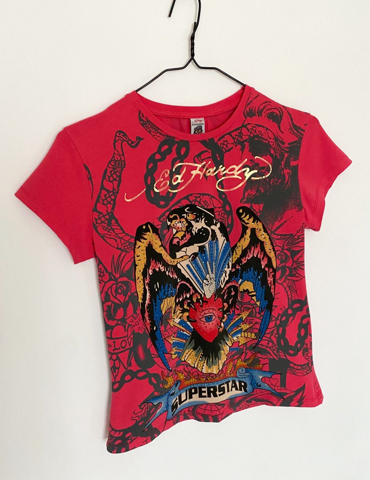 Ed Hardy Ed Hardy SUPERSTAR Tee / T Shirt Size M / US 6-8 / IT 42-44 - 13 Thumbnail