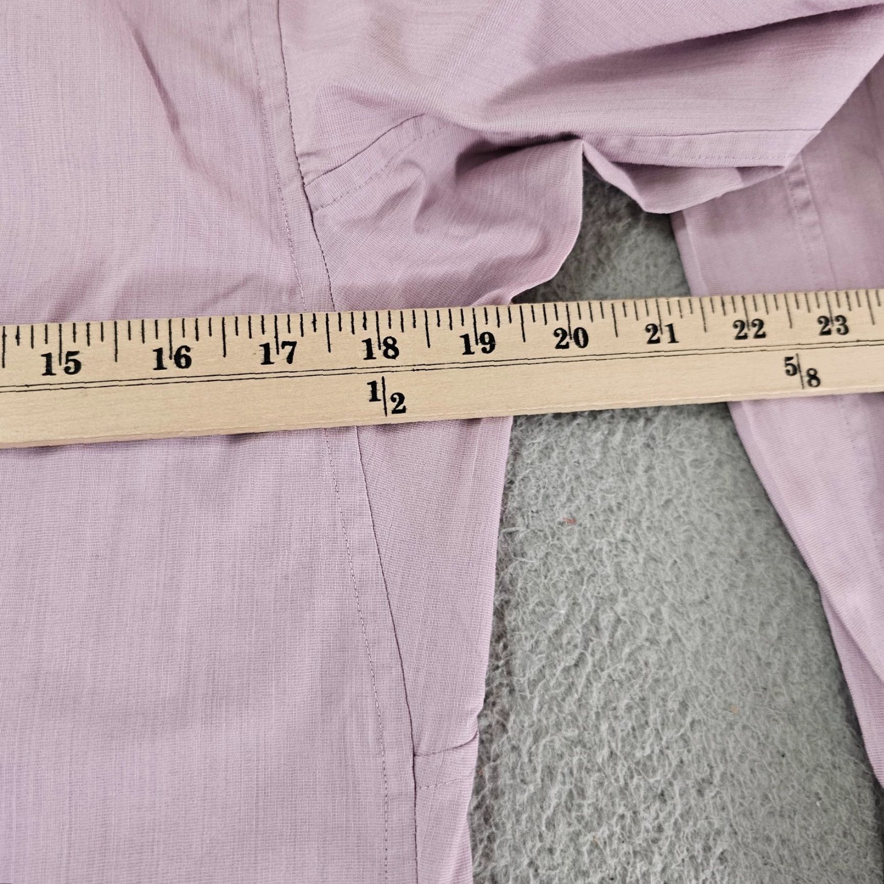 Lululemon Lululemon Shirt Mens Medium Purple Woven Button-Up Long Sleeve Collared Pocket Knit/Active Size US M / EU 48-50 / 2 - 7 Thumbnail