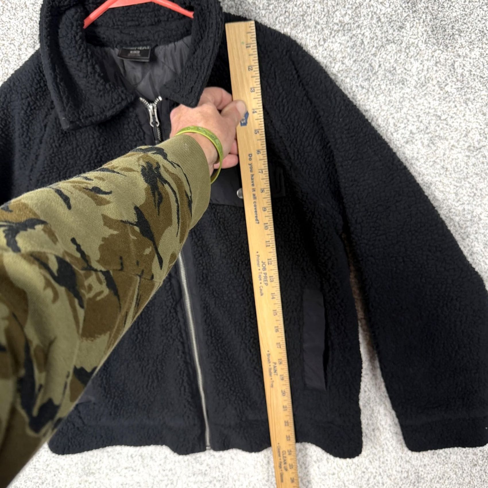 Vintage 32 Degrees Heat Bomber Jacket M Sherpa Fleece Full Zip Thermal Black Mens Casual Winter Size US M / EU 48-50 / 2 - 2 Thumbnail