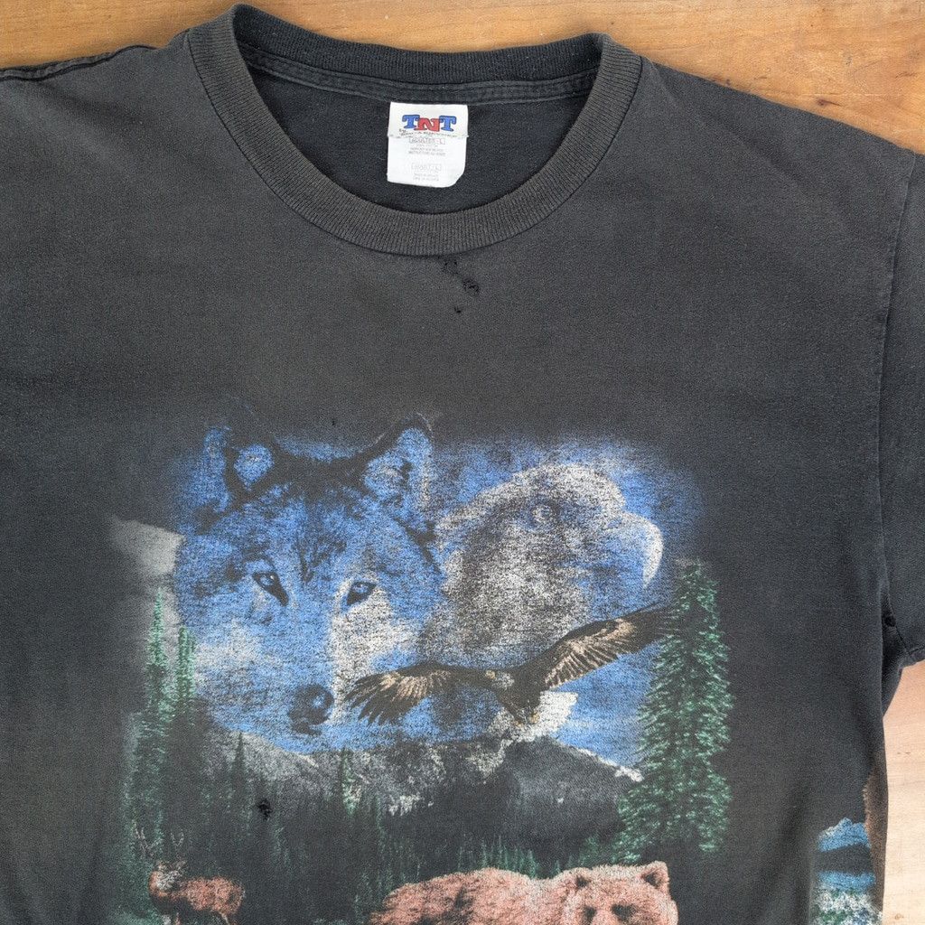 Vintage Vintage Distressed 3 Side Printing Nature T-Shirt Large Size US L / EU 52-54 / 3 - 5 Thumbnail