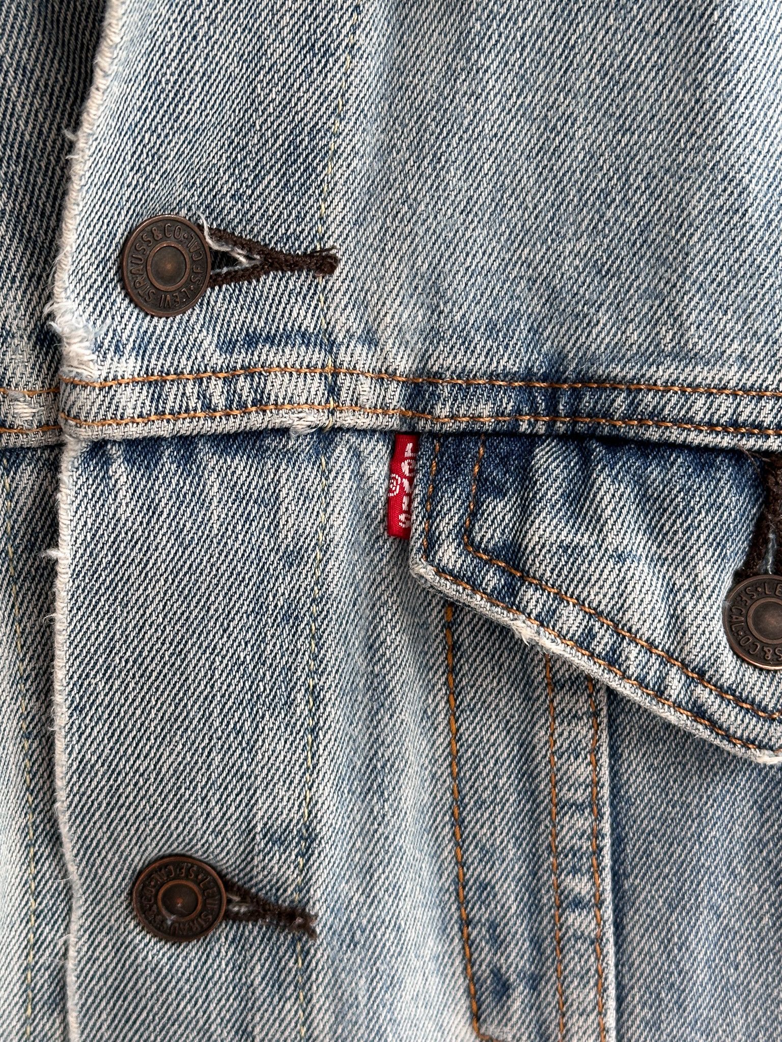Levi's Vintage Levi's Denim Jeans Trucker Jacket Size US M / EU 48-50 / 2 - 4 Thumbnail