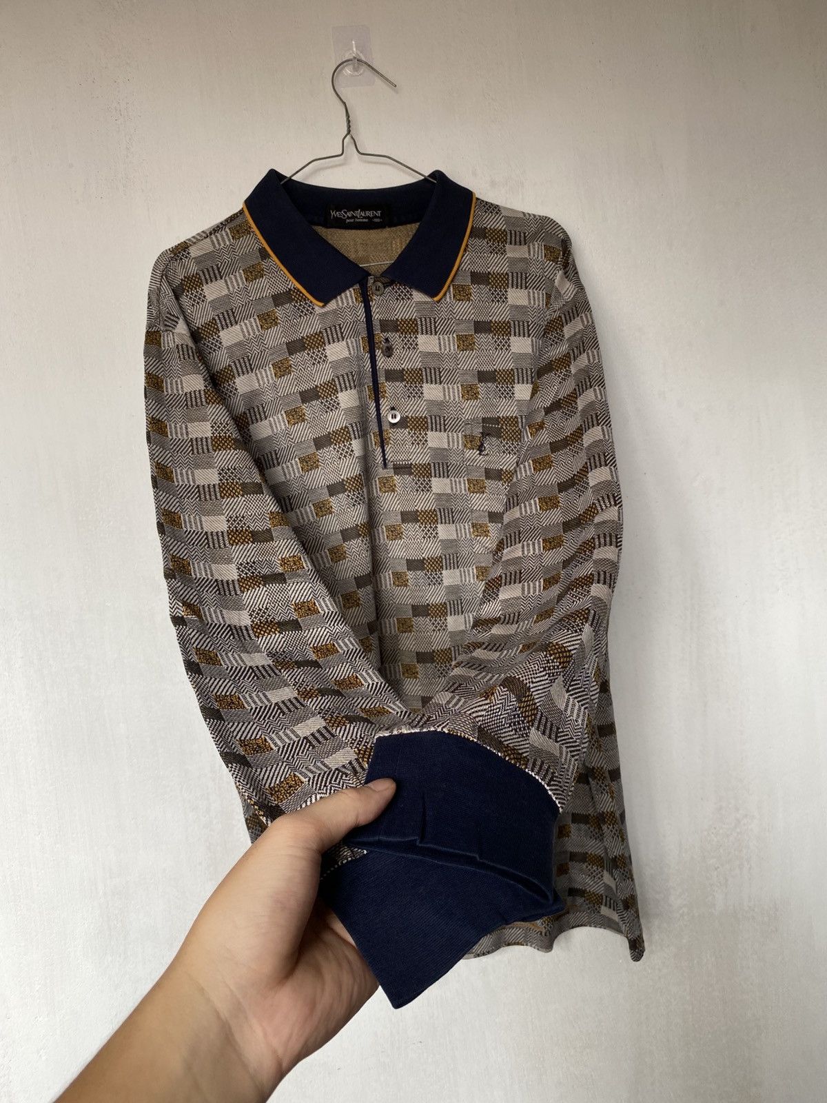 Vintage Ysl Longsleeve Polo Shirt