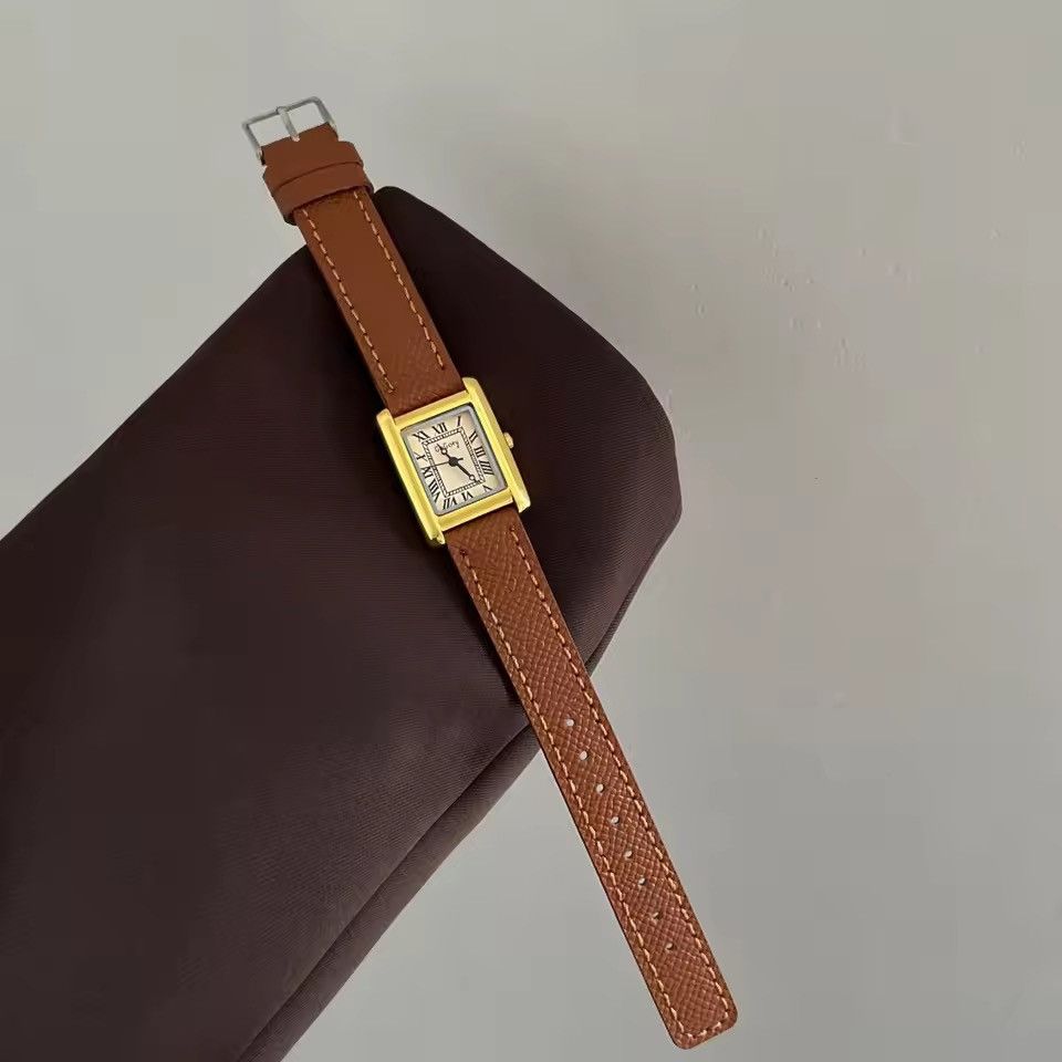 Jewelry Old Money Style Art Deco Tank Watch Size ONE SIZE - 4 Thumbnail